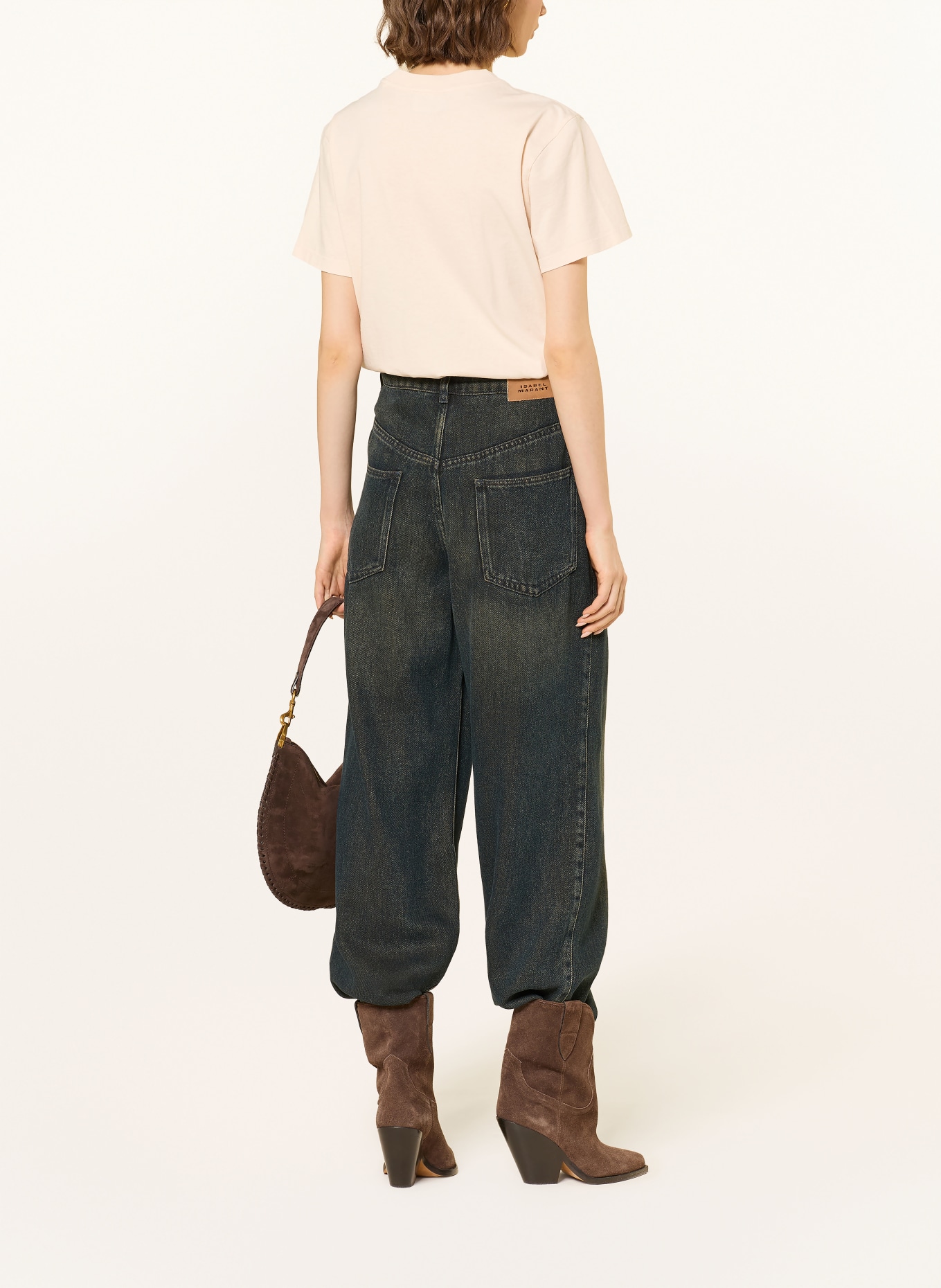 MARANT ÉTOILE ZOELINE T-shirt: CREAM