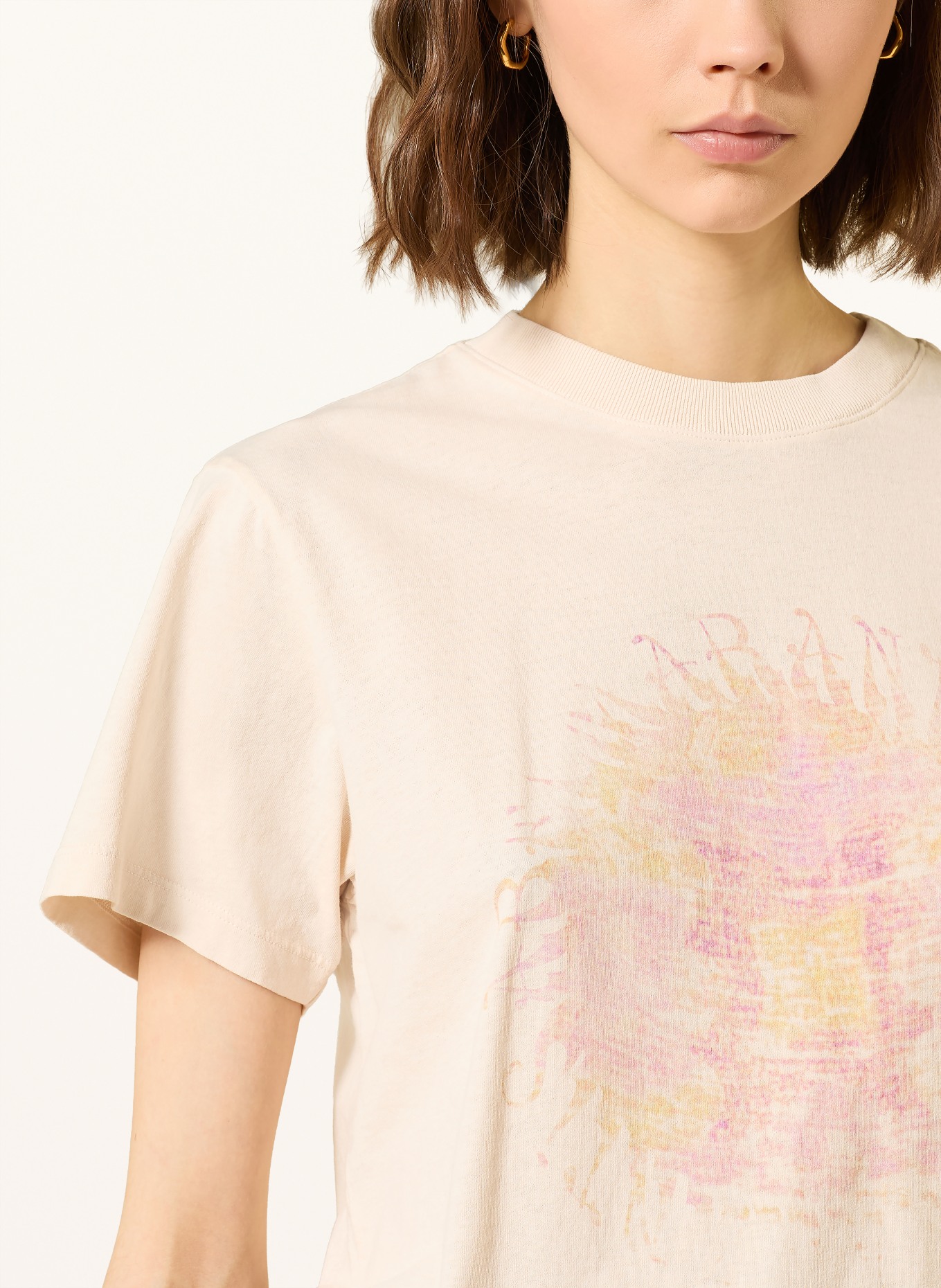 MARANT ÉTOILE ZOELINE T-shirt: CREAM