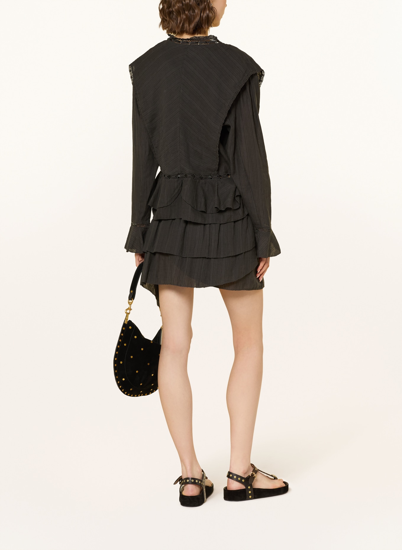 MARANT ÉTOILE Sukně DEJHA: TMAVĚ ŠEDÁ