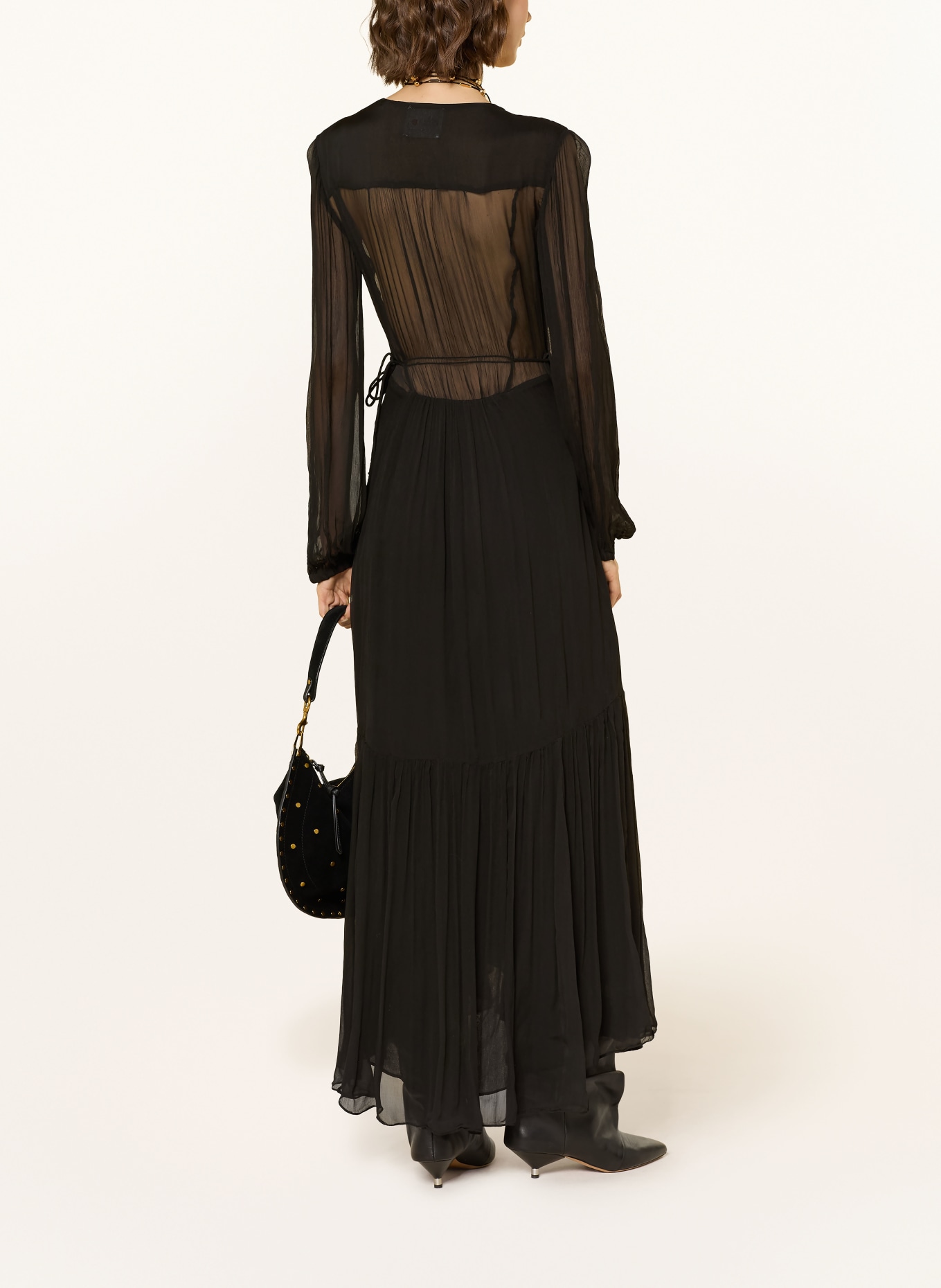 MARANT ÉTOILE Šaty BRIANE: ČERNÁ