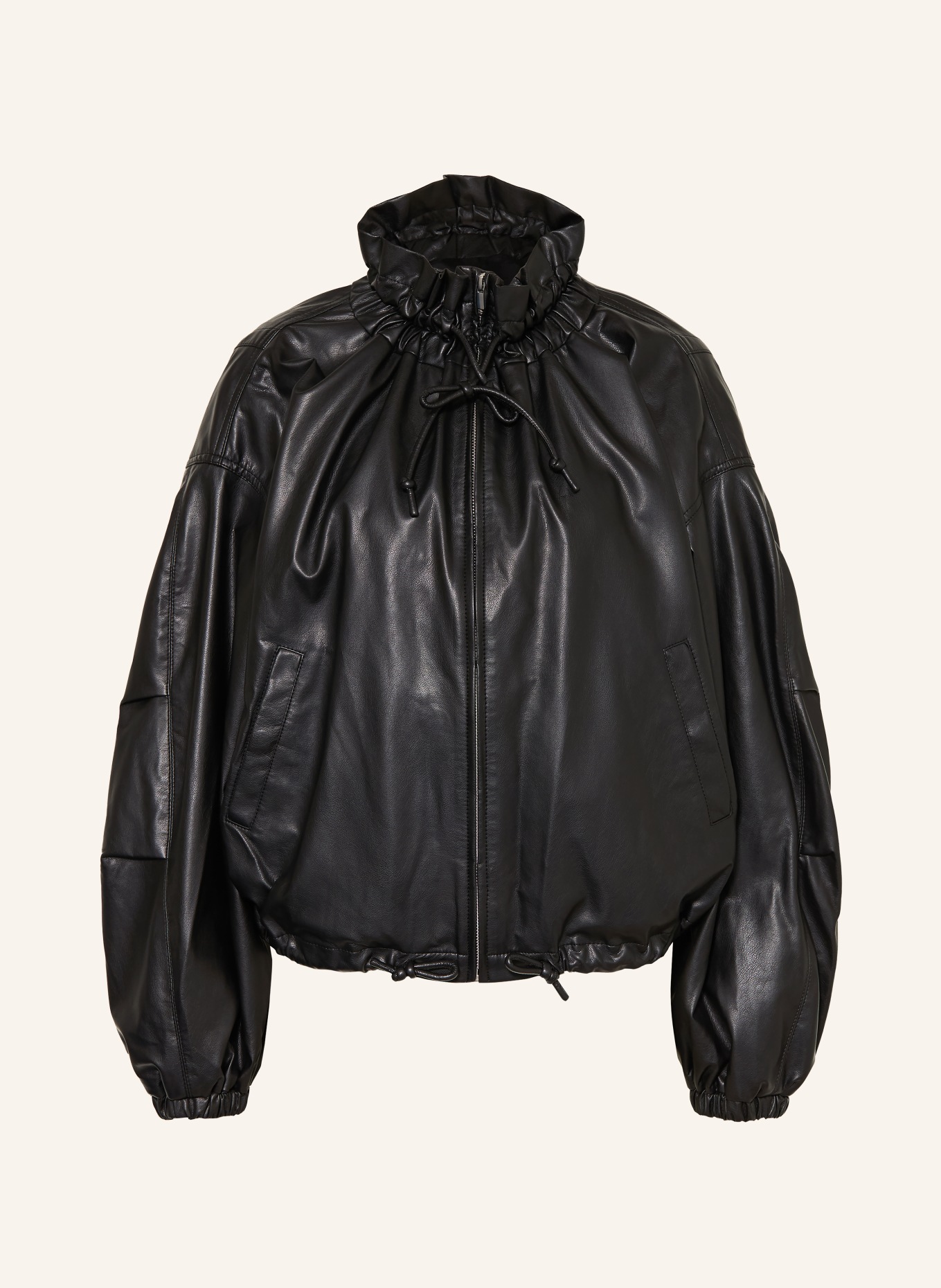 MARANT ÉTOILE Jacke NEELA in Lederoptik: SCHWARZ