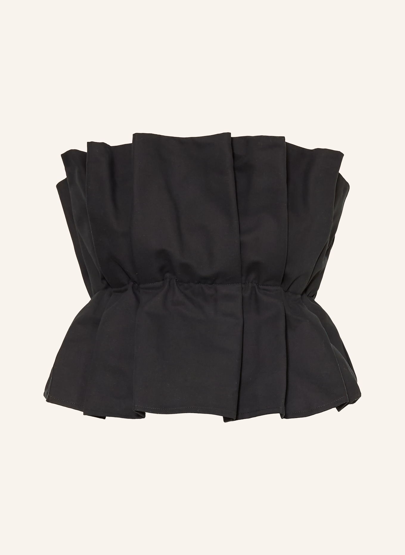 SoSUE Cropped-Top: SCHWARZ