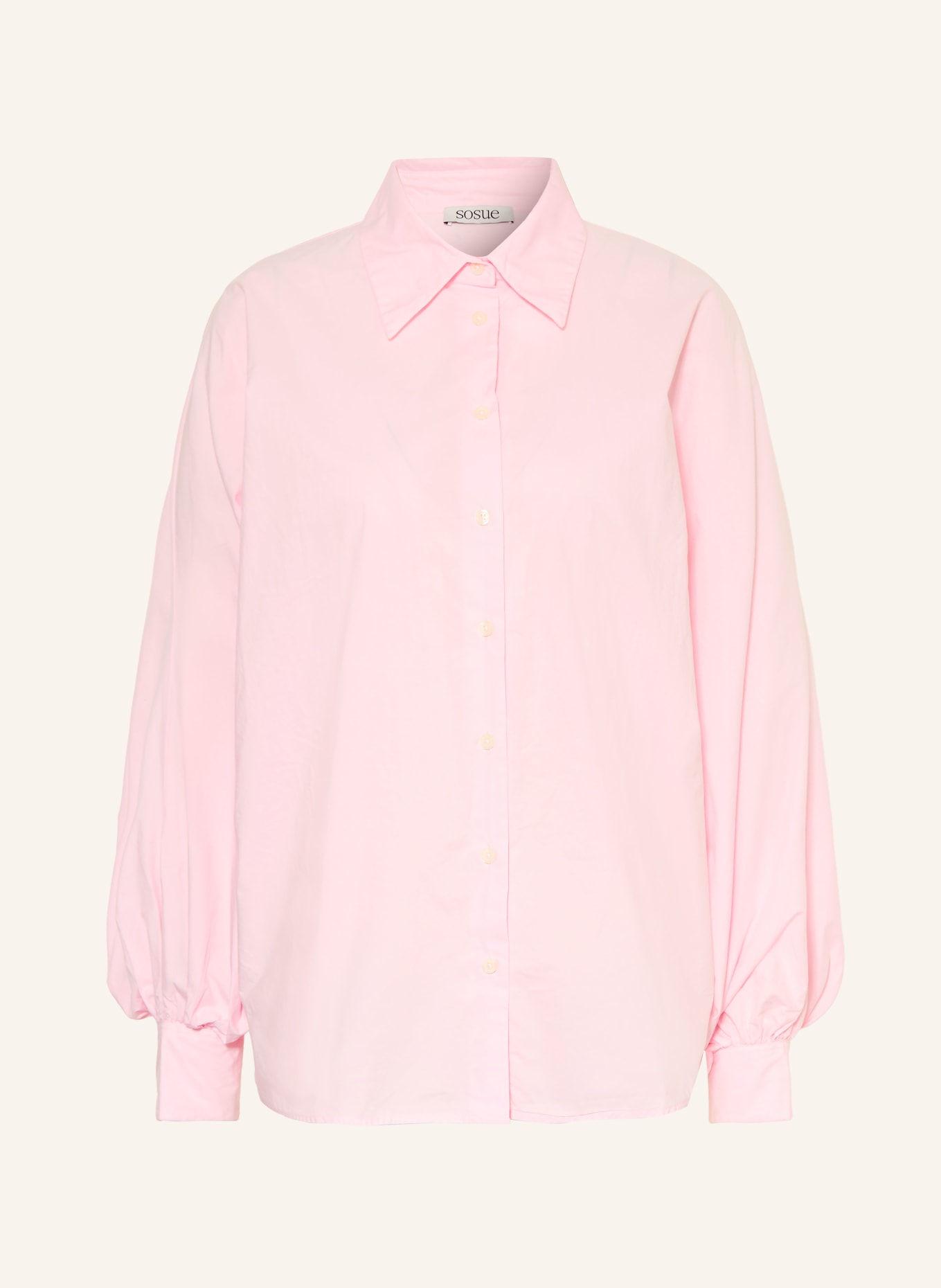 SoSUE Košilová halenka ANTONIA: SVĚTLE RŮŽOVÁ