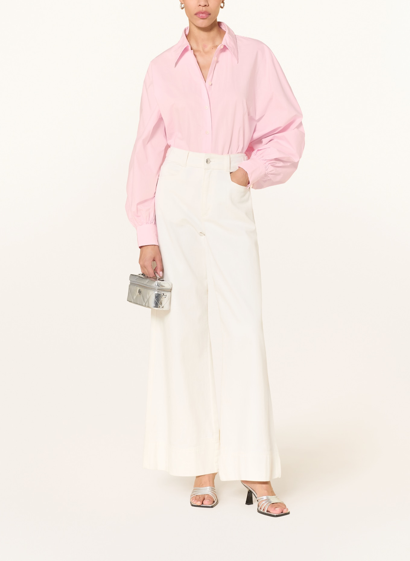 SoSUE Košilová halenka ANTONIA: SVĚTLE RŮŽOVÁ