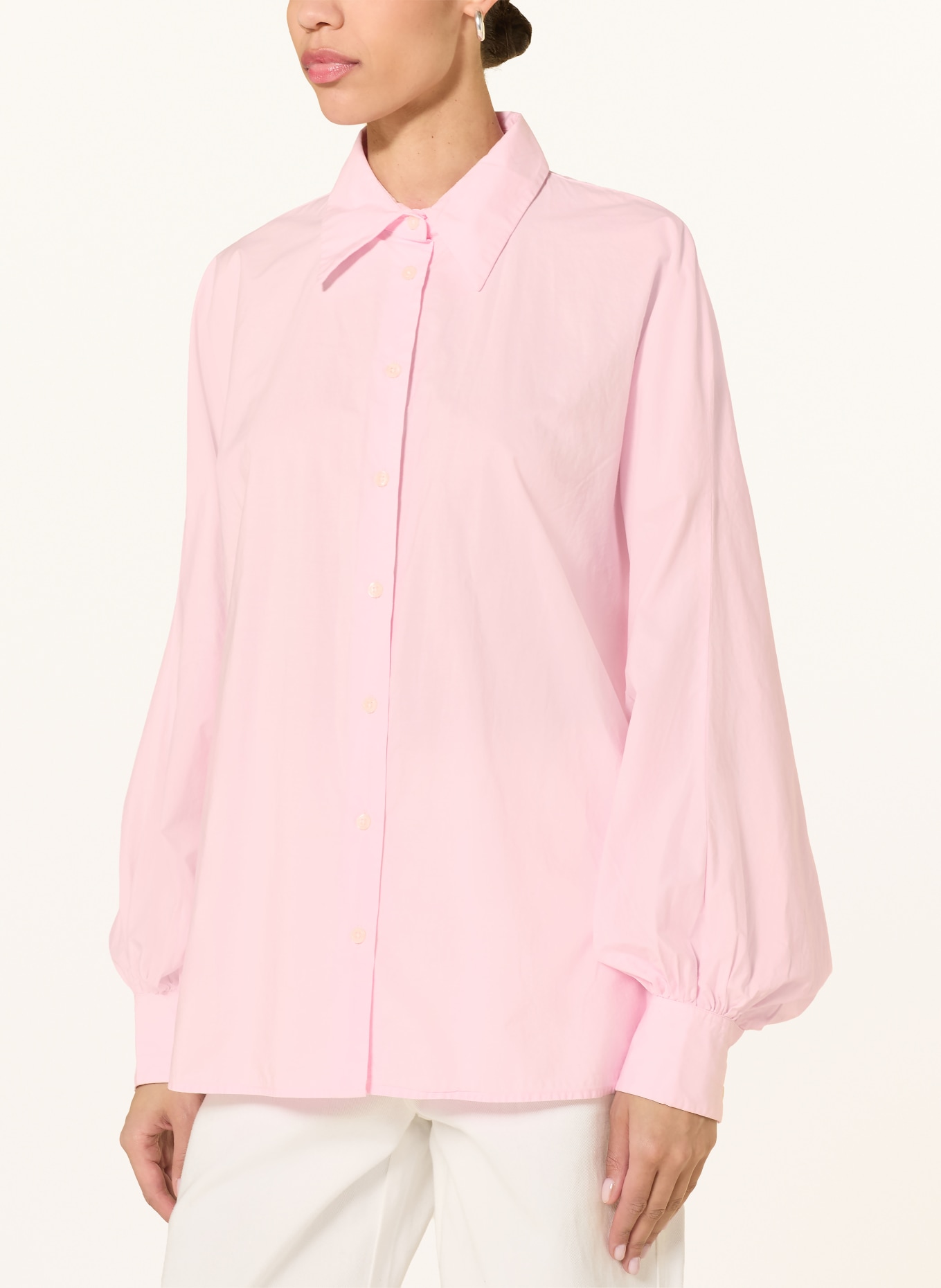 SoSUE Košilová halenka ANTONIA: SVĚTLE RŮŽOVÁ