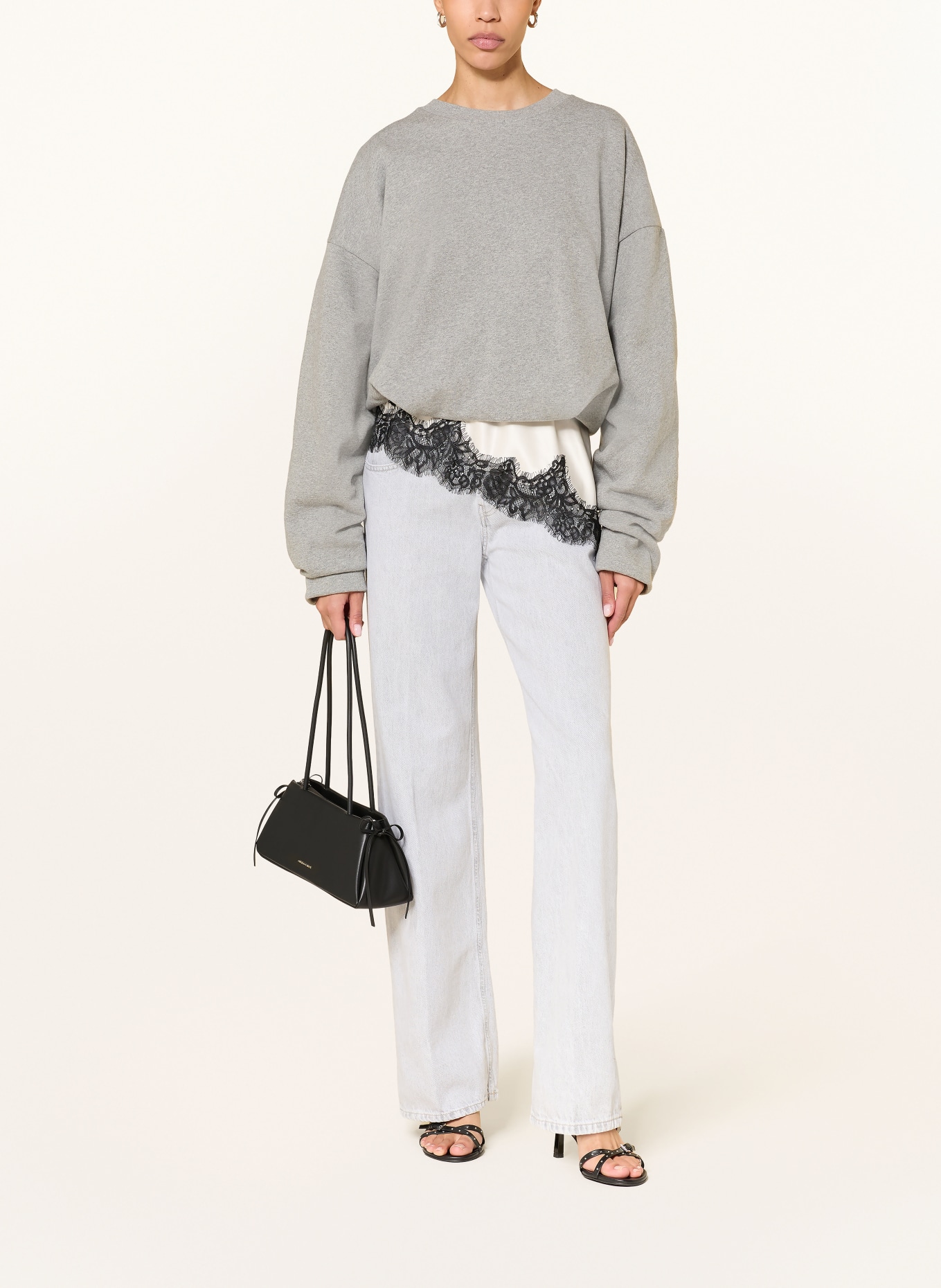 Dondup Wide Leg Jeans JACKLYN: 900 HELLGRAU