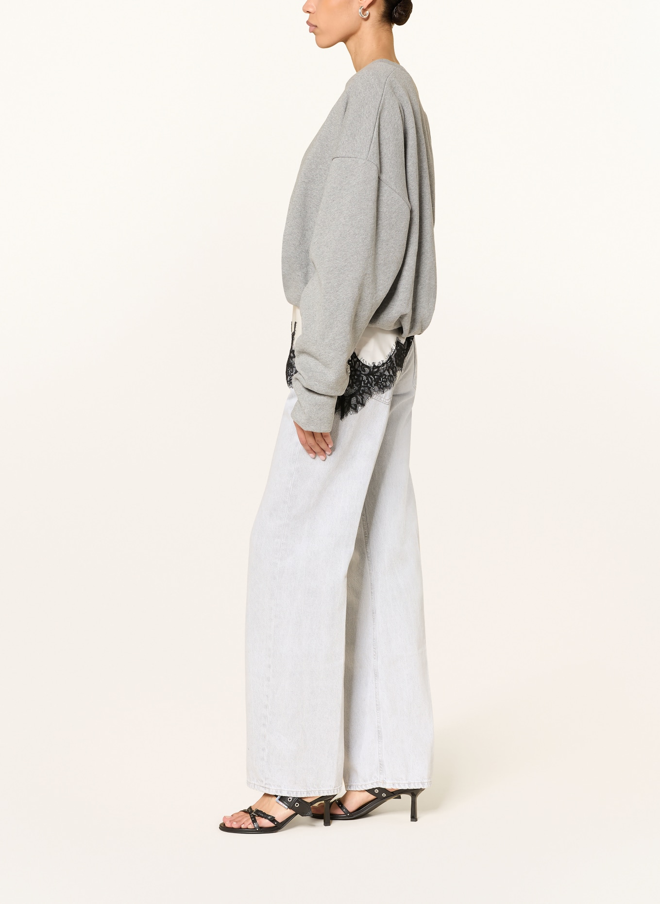 Dondup Wide Leg Jeans JACKLYN: 900 HELLGRAU