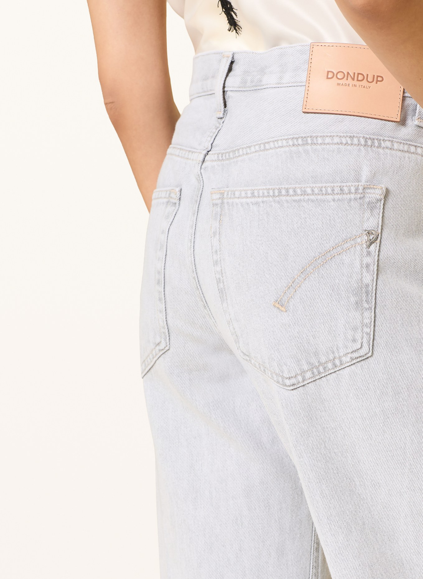 Dondup Wide Leg Jeans JACKLYN: 900 HELLGRAU