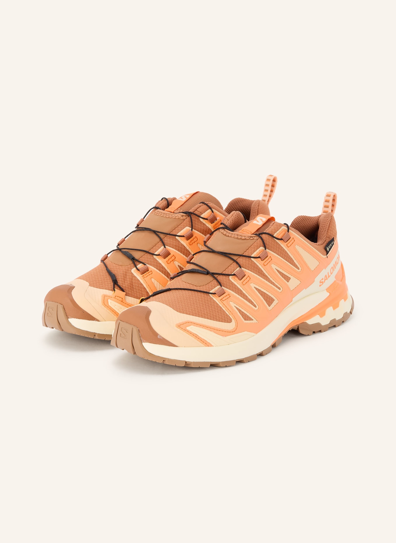 SALOMON Wanderschuhe XA PRO 3D V9 GTX: DUNKELORANGE / NEONORANGE / HELLORANGE