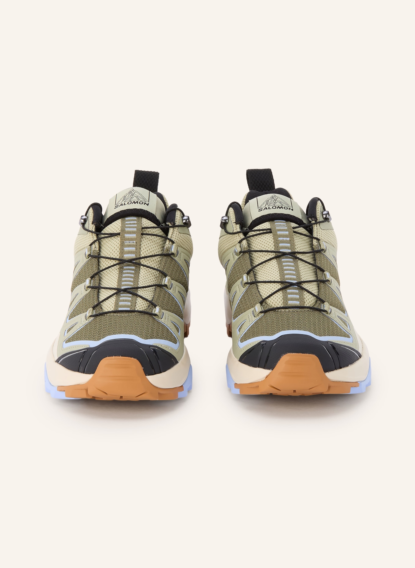 SALOMON Wanderschuhe X ULTRA 360 EDGE: HELLGRÜN / KHAKI / SCHWARZ