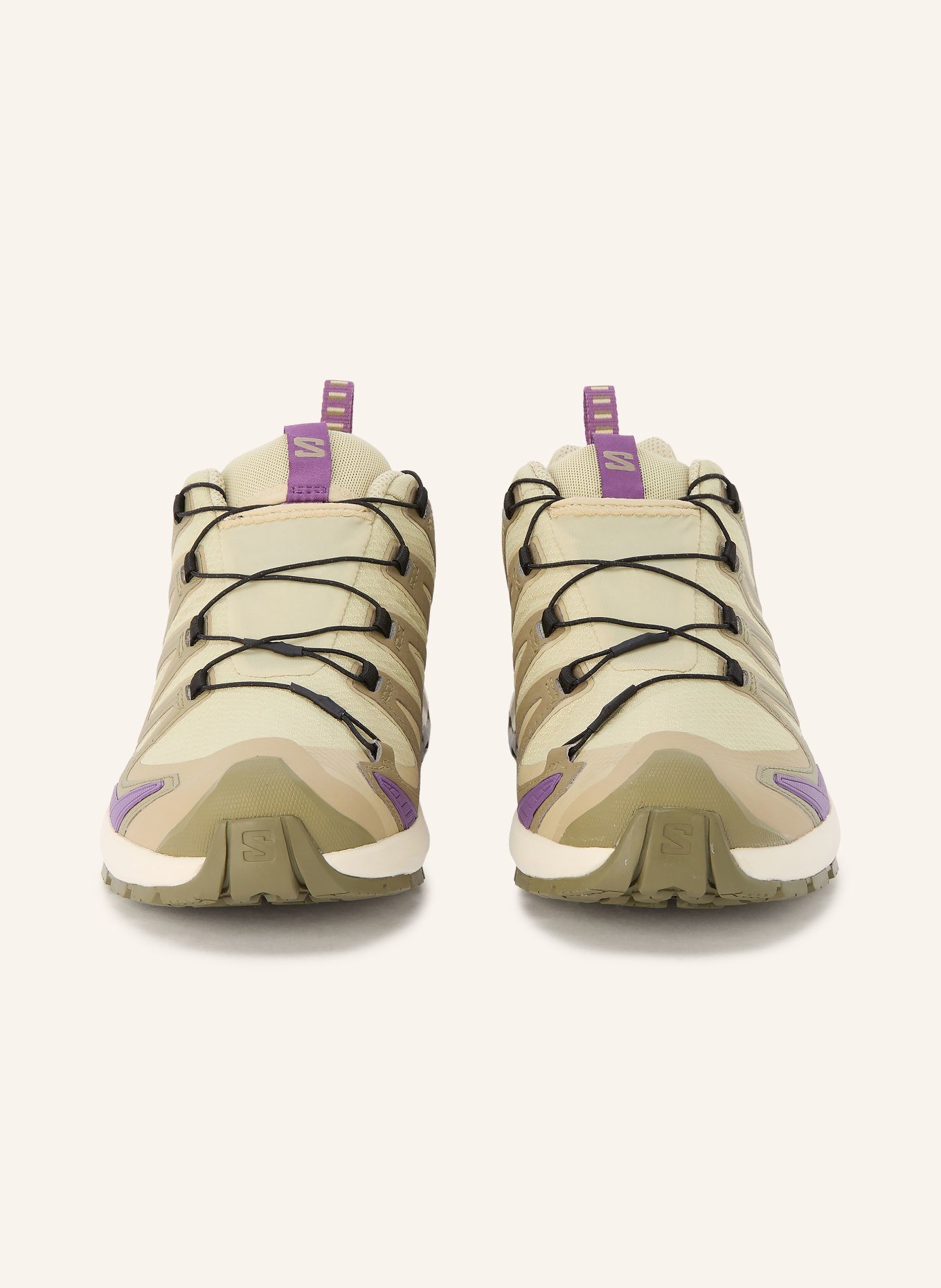 SALOMON Wanderschuhe XA PRO 3D V9 GTX: HELLGRÜN / BEIGE / LILA