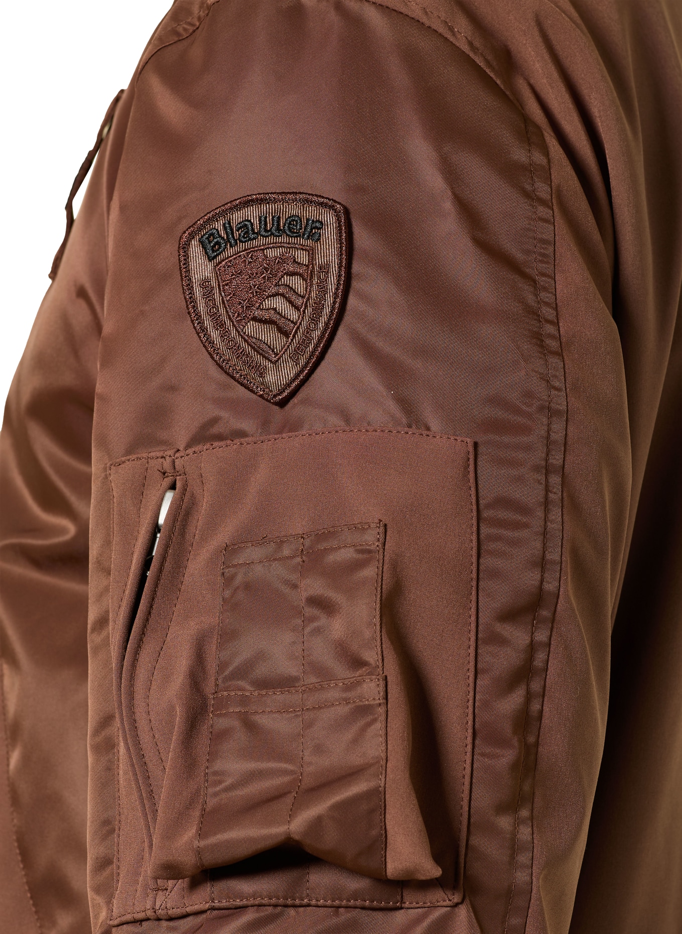 Blauer Blouson ROCKY: BRAUN