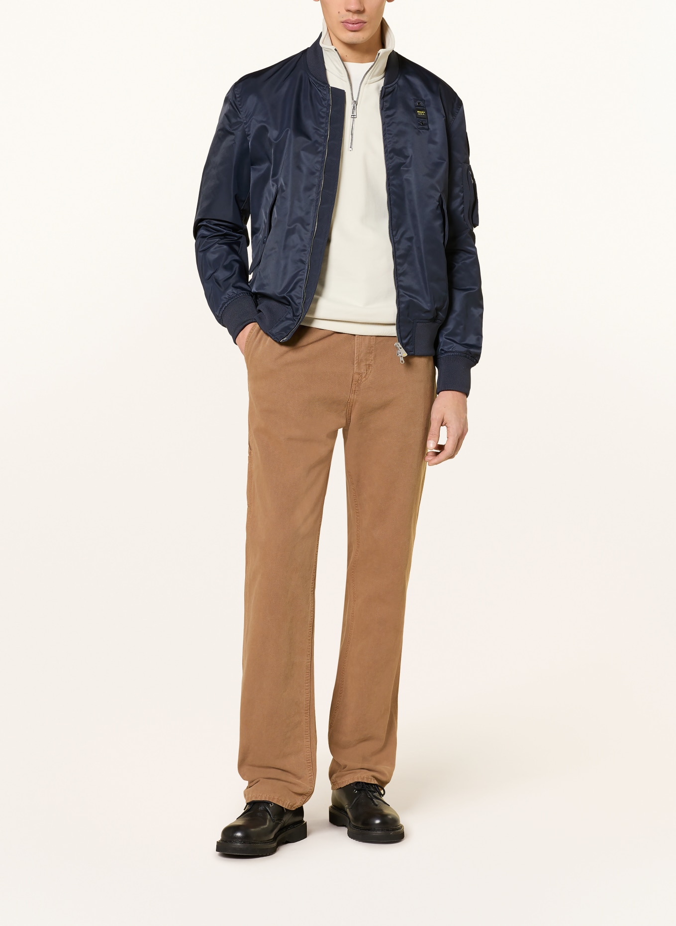 Blauer Blouson ROCKY: DUNKELBLAU