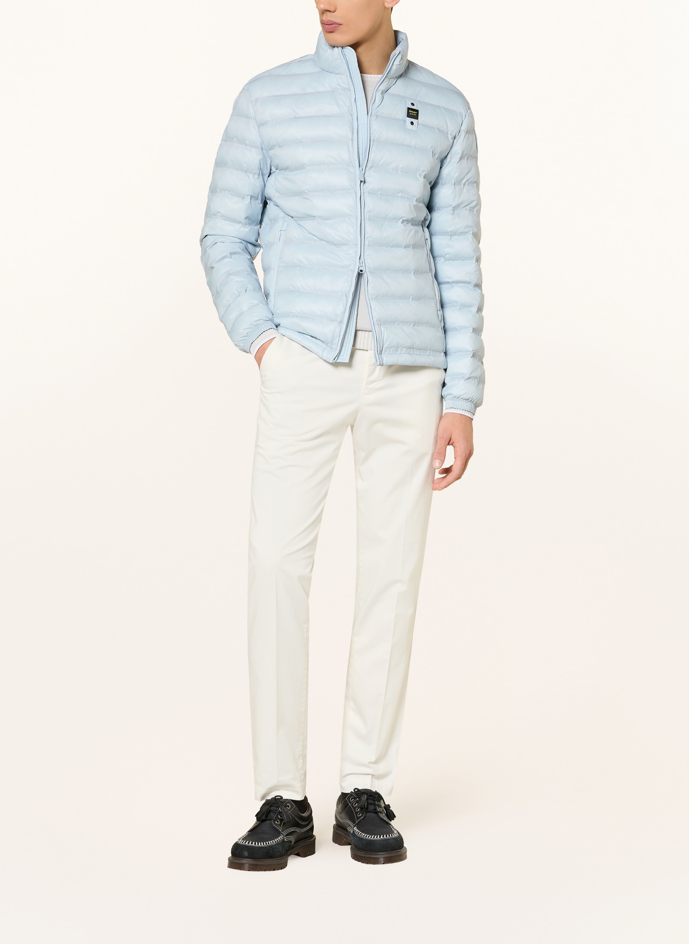 Blauer Gewatteerde jas SEWALL: LICHTBLAUW