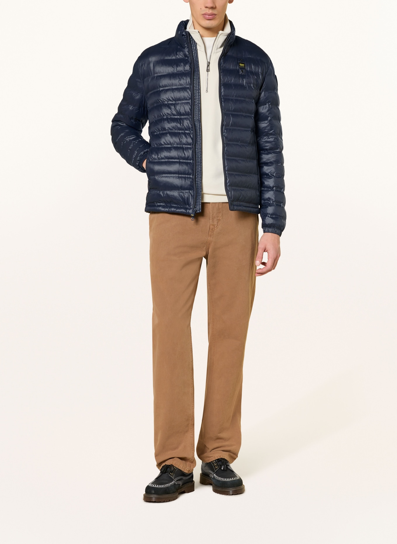 Blauer Steppjacke SEWALL: DUNKELBLAU