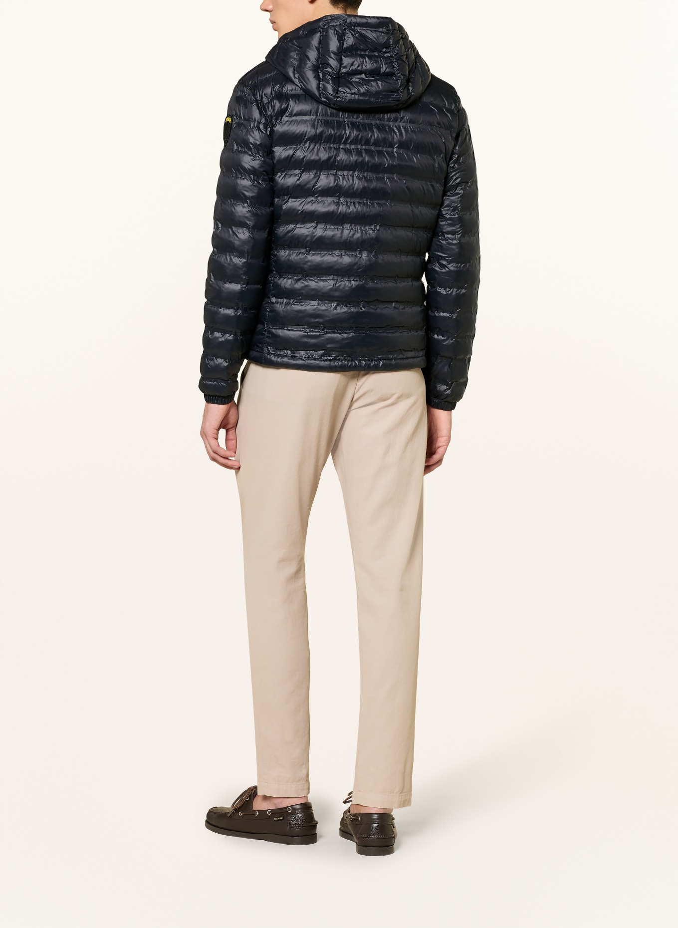 Blauer Steppjacke CHARLES: SCHWARZ