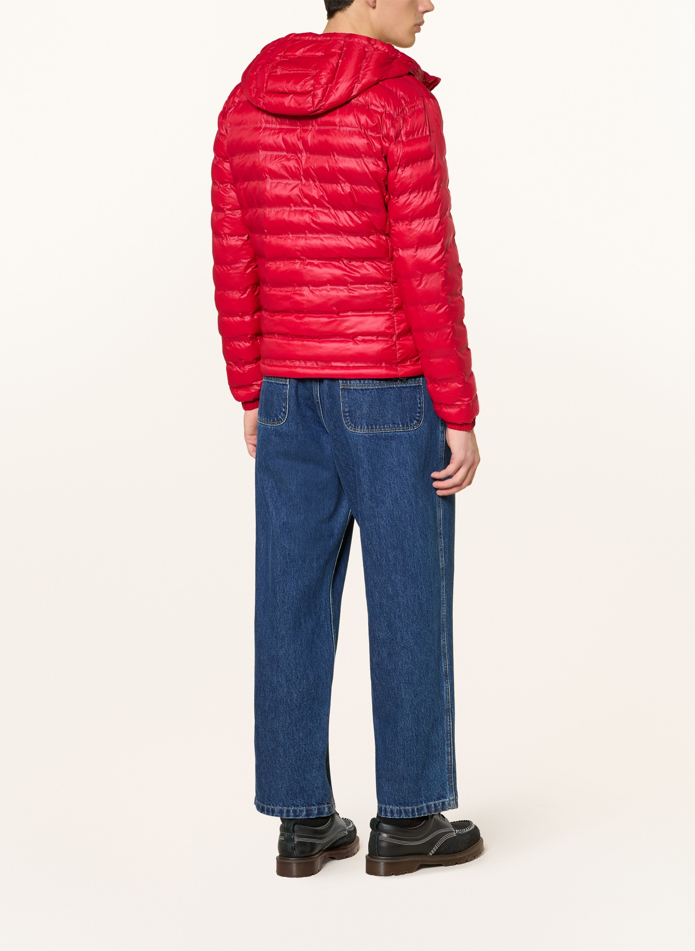 Blauer Steppjacke CHARLES: ROT