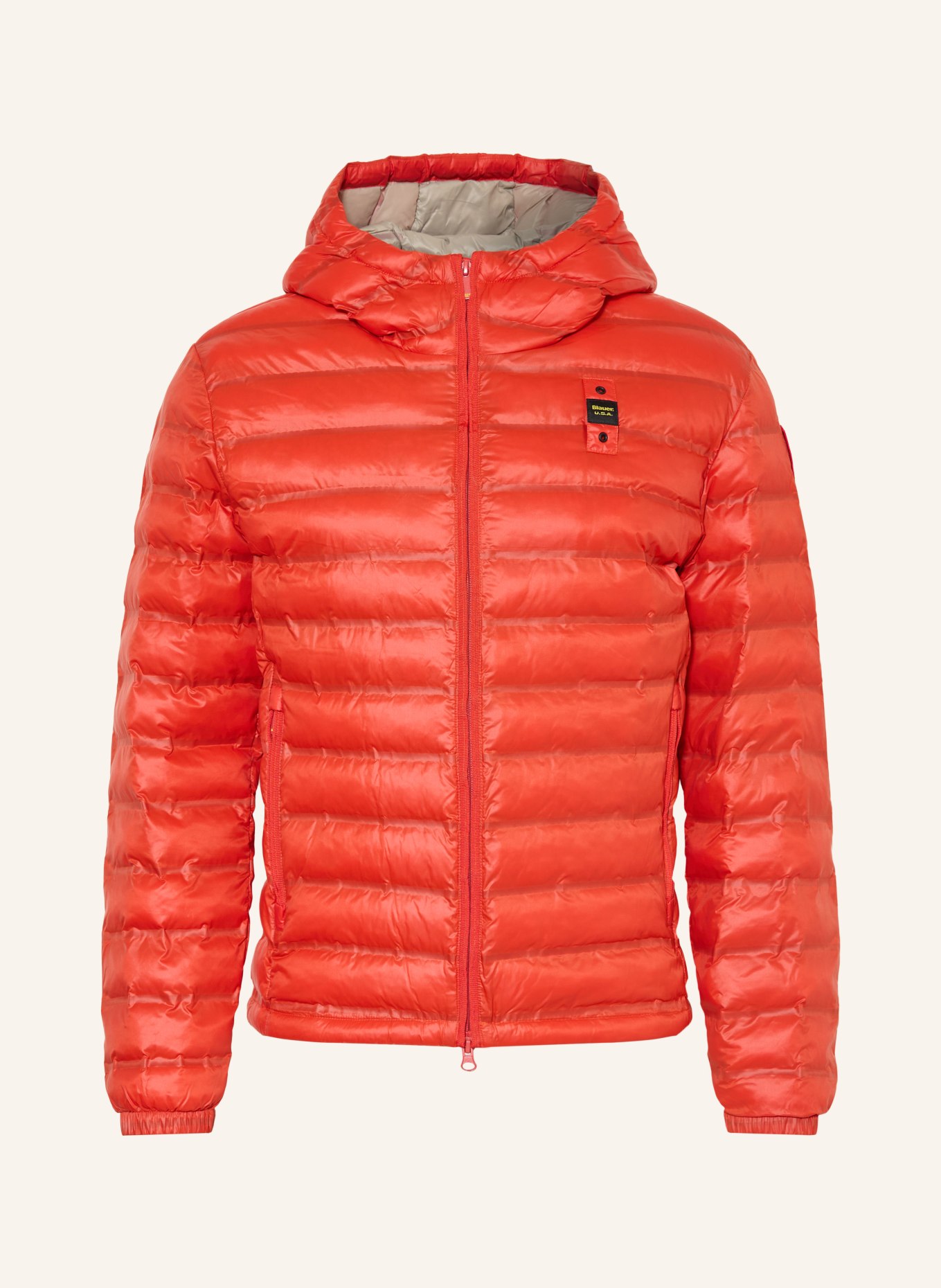 Blauer Steppjacke CHARLES: ORANGE