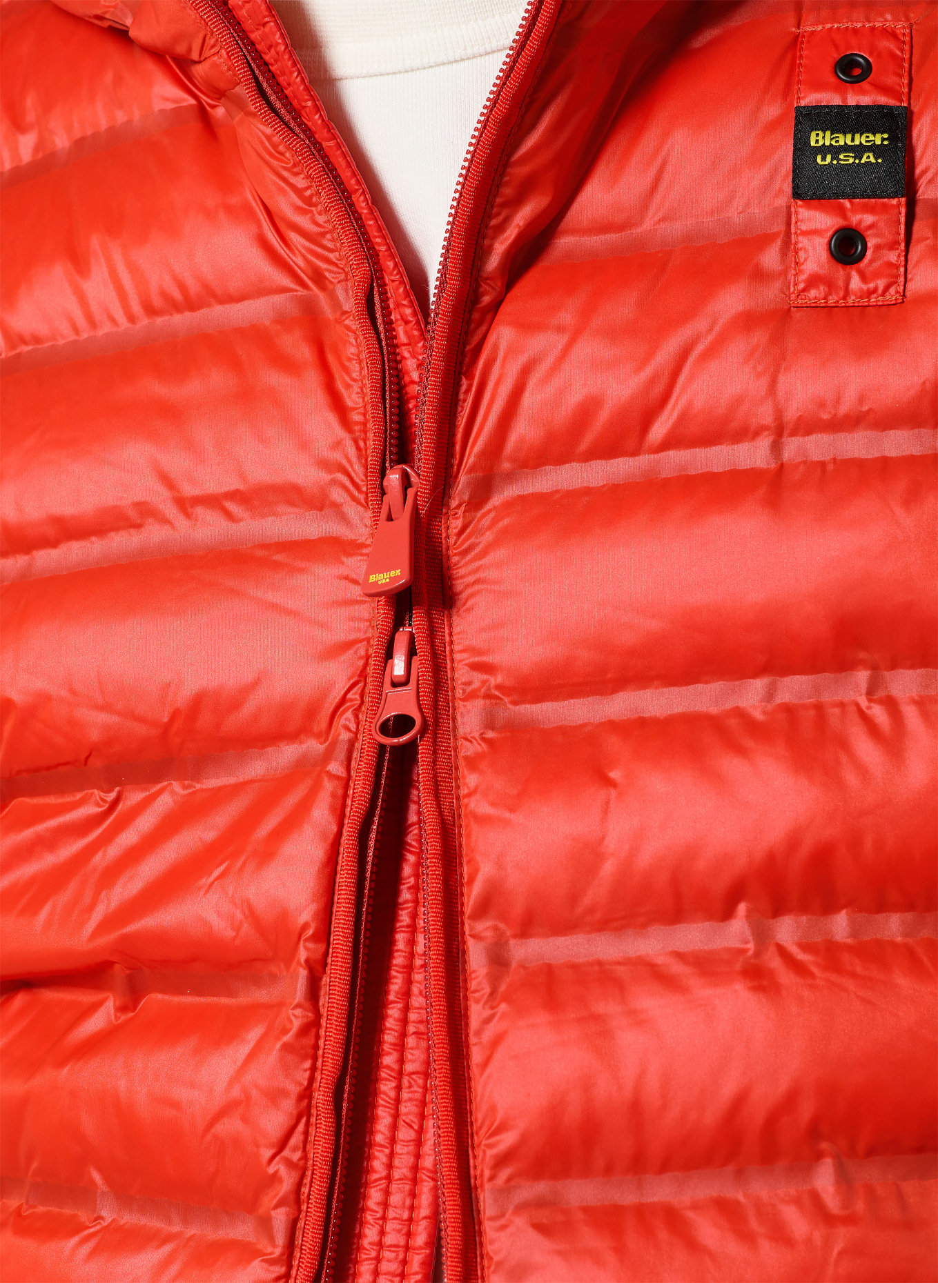 Blauer Steppjacke CHARLES: ORANGE