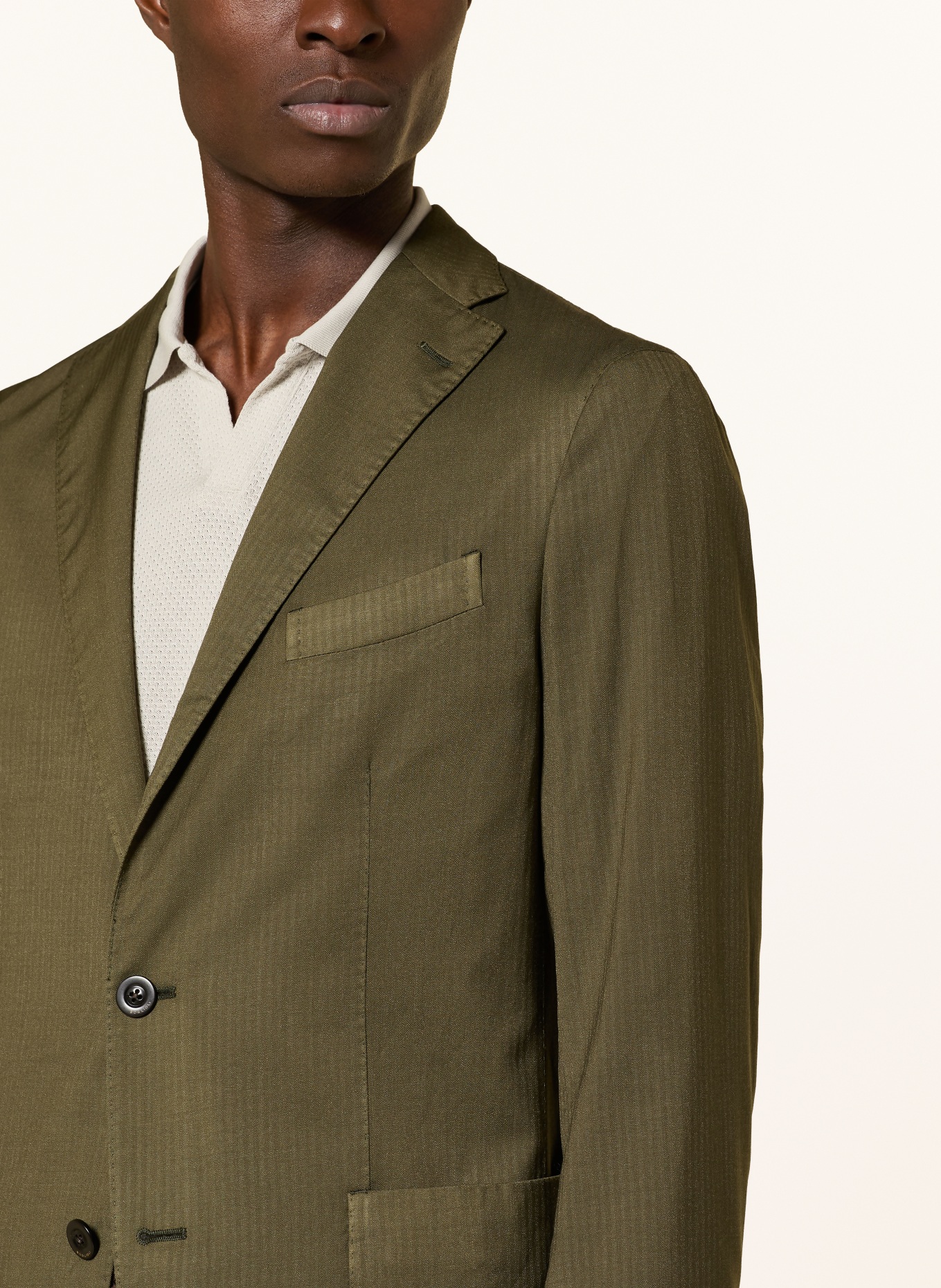 BOGLIOLI Extra slim fit jacket: OLIVE