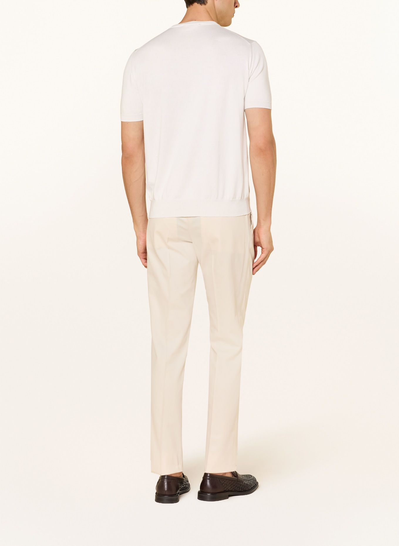 BOGLIOLI gebreid shirt: ECRU