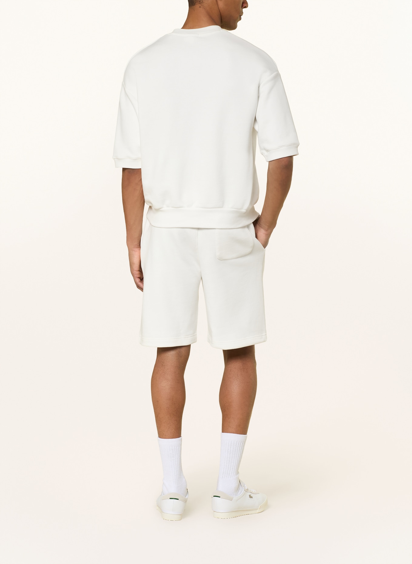 LACOSTE Sweatshirt: WEISS