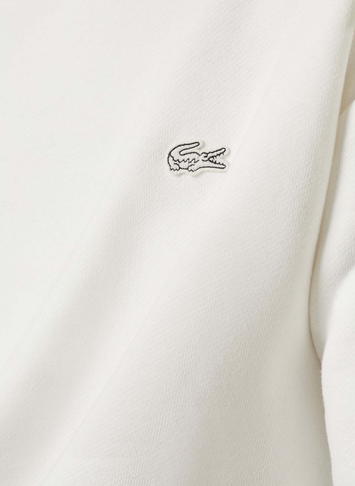 LACOSTE Sweatshirt: WEISS