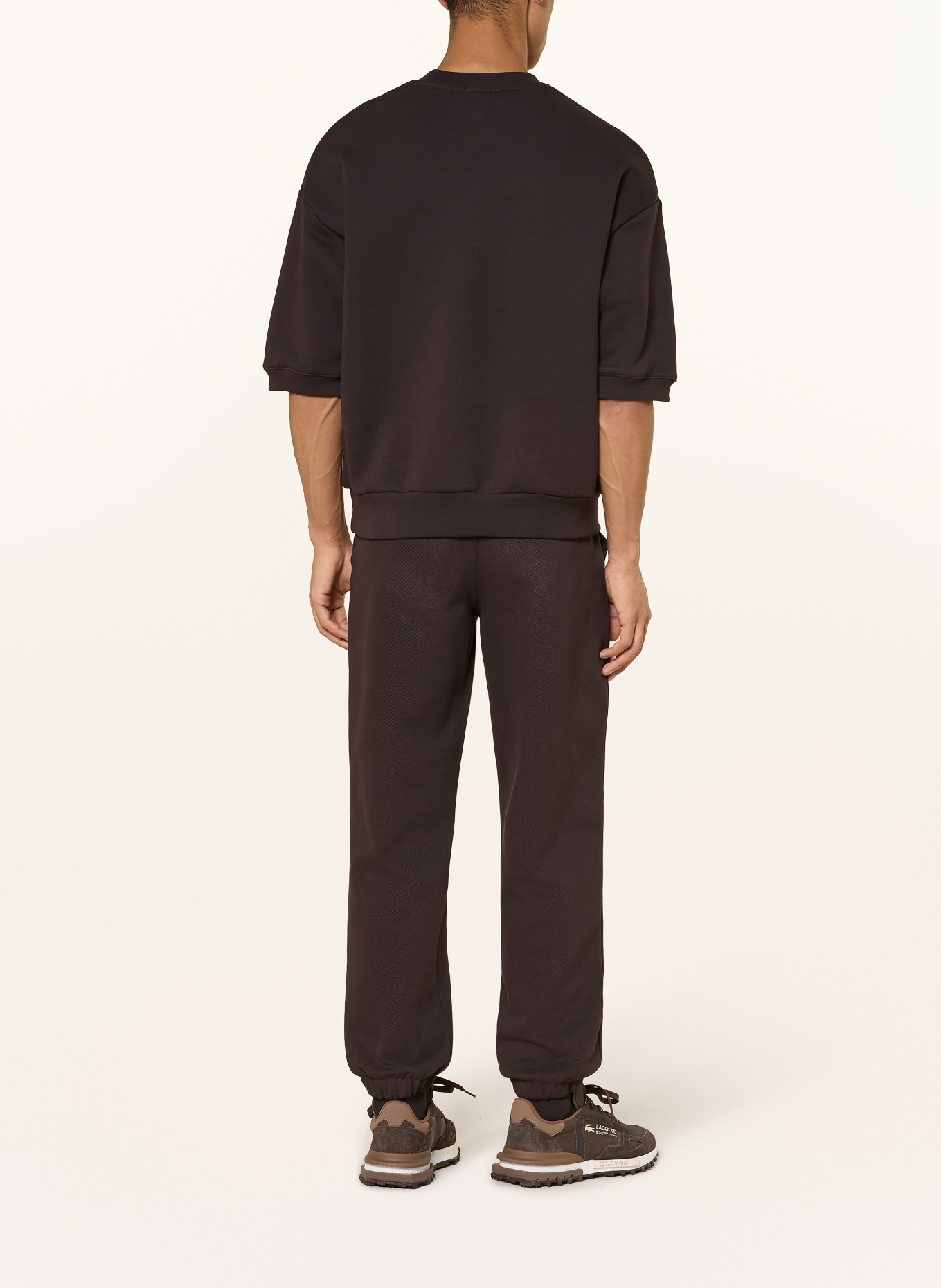 LACOSTE Sweatshirt: BRAUN