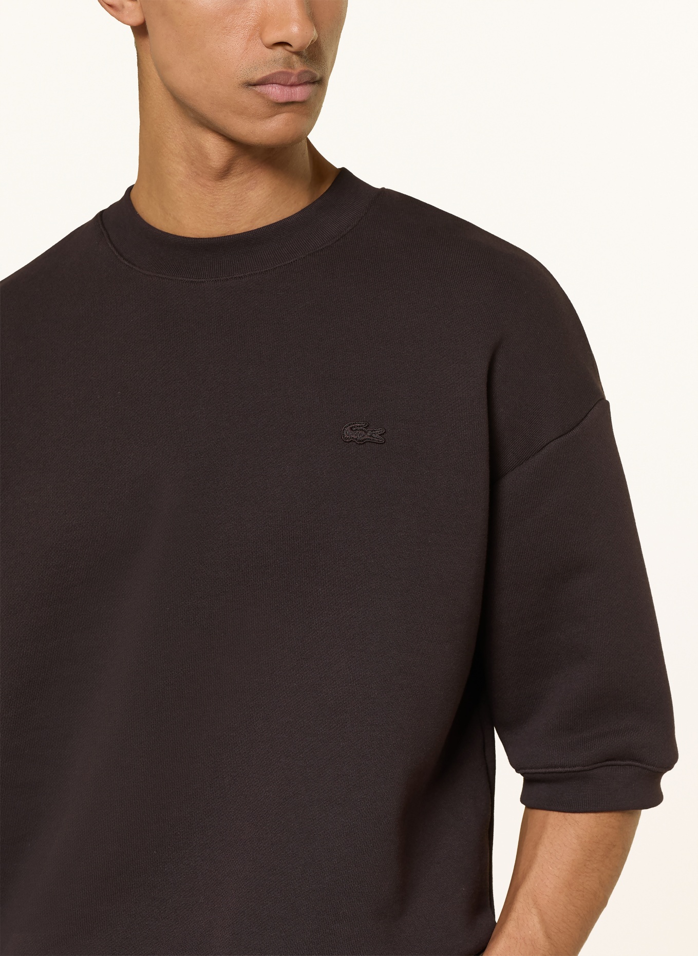 LACOSTE Sweatshirt: BRAUN
