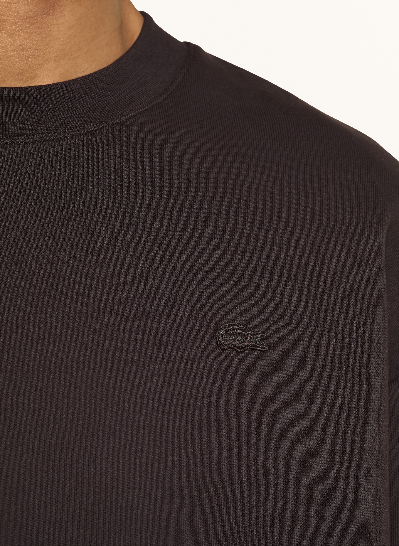 LACOSTE Sweatshirt: BRAUN