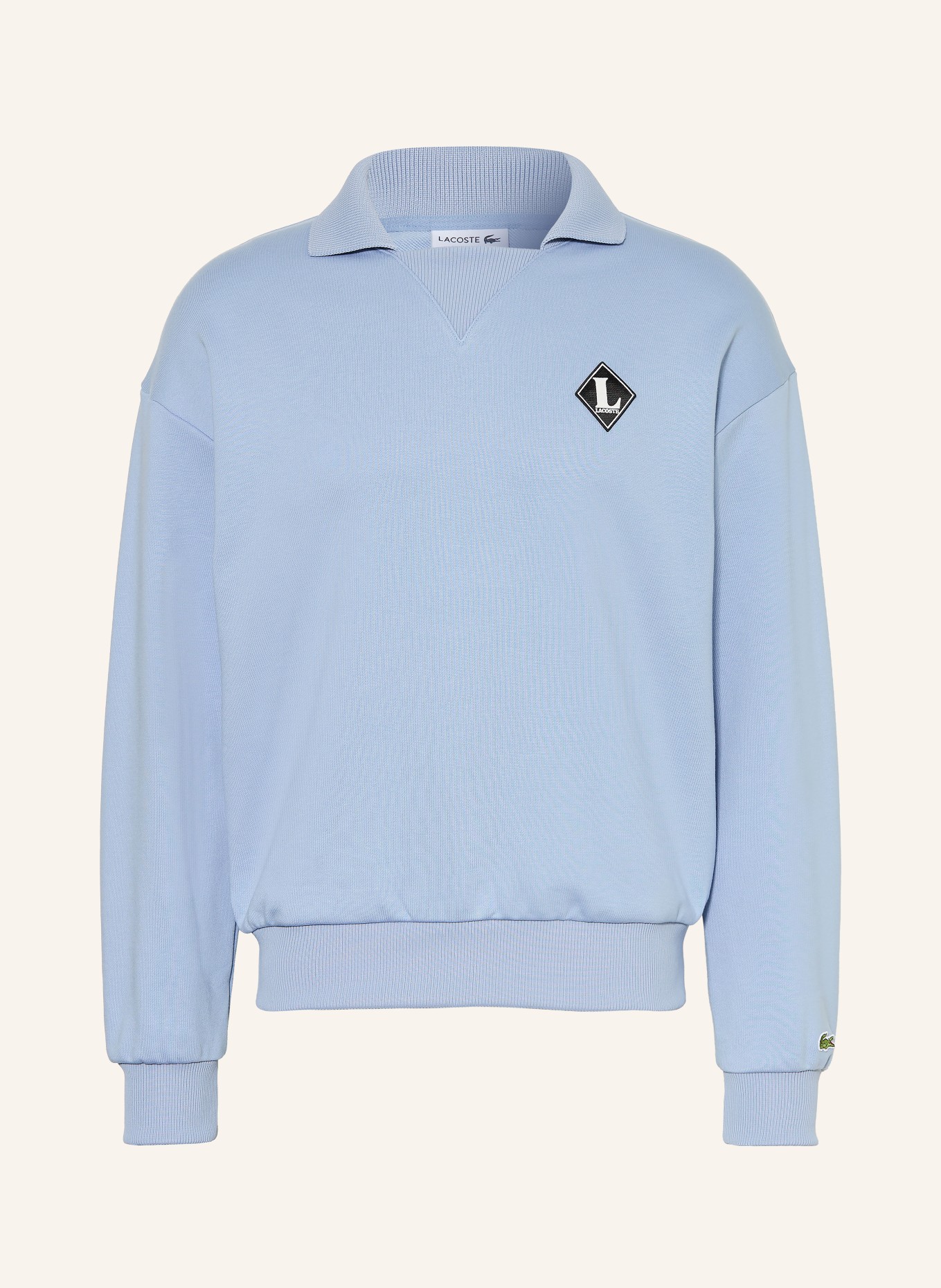 LACOSTE sweatshirt: LIGHT BLUE