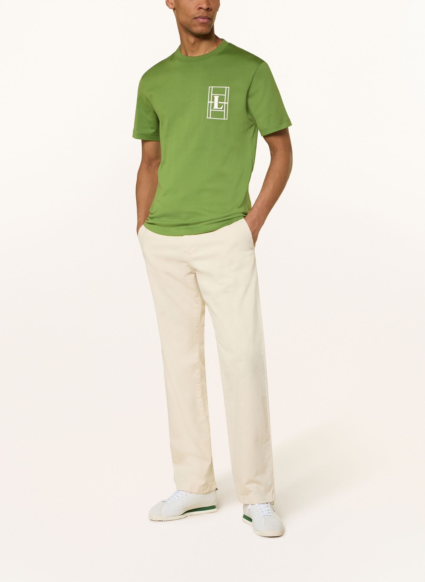 LACOSTE T-Shirt: GRÜN