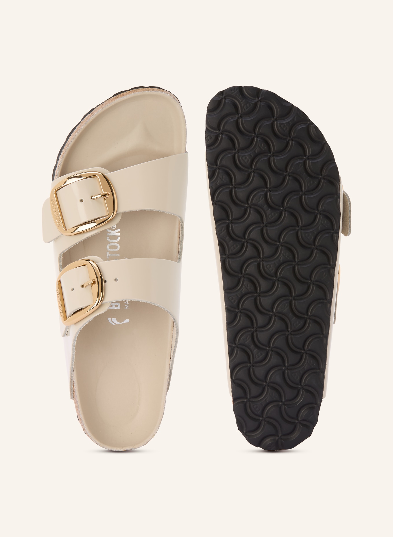 BIRKENSTOCK Pantofle ARIZONA BIG BUCKLE: REŽNÁ / ZLATÁ