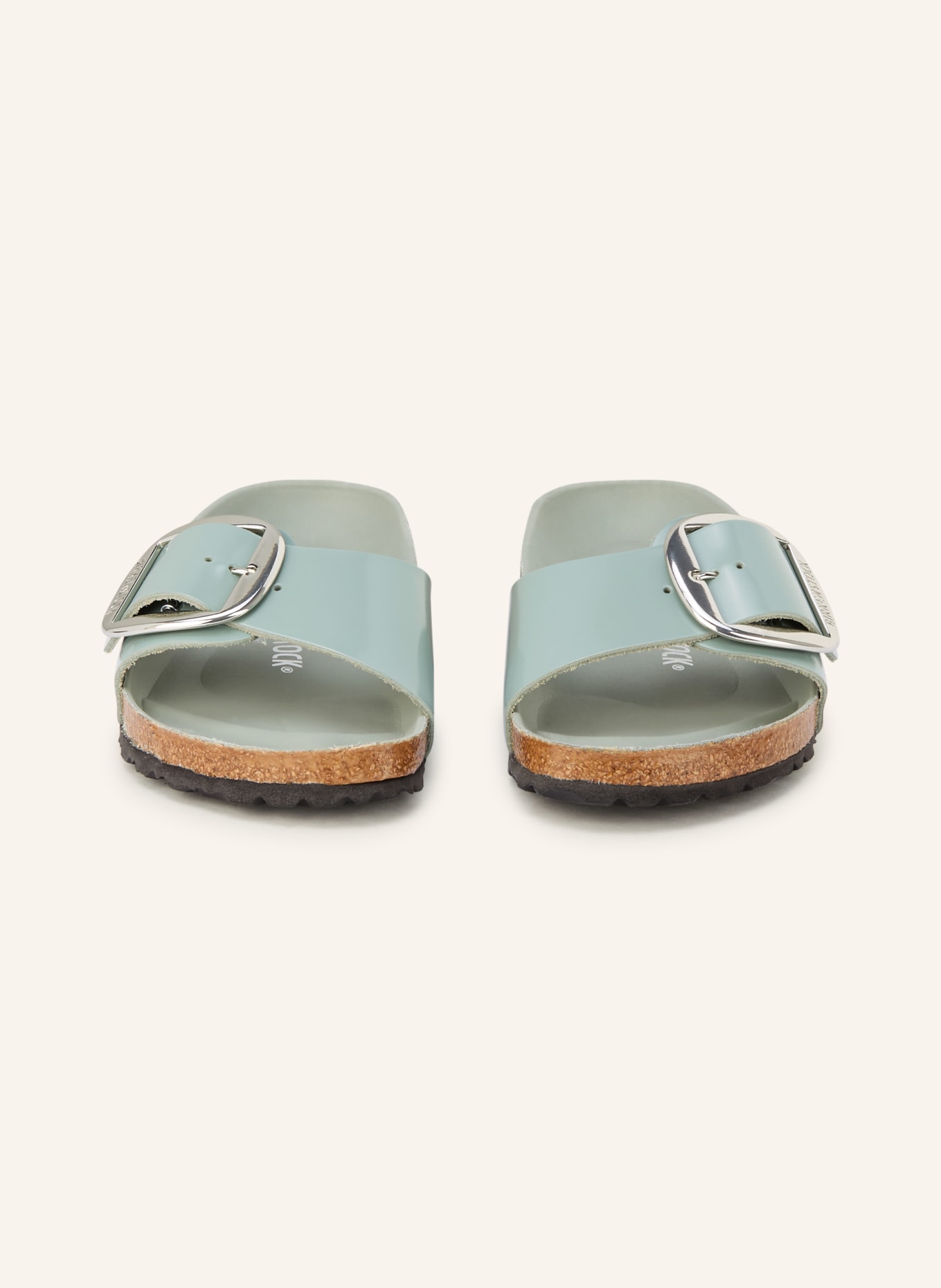 BIRKENSTOCK Pantoletten MADRID BIG BUCKLE: HELLGRÜN