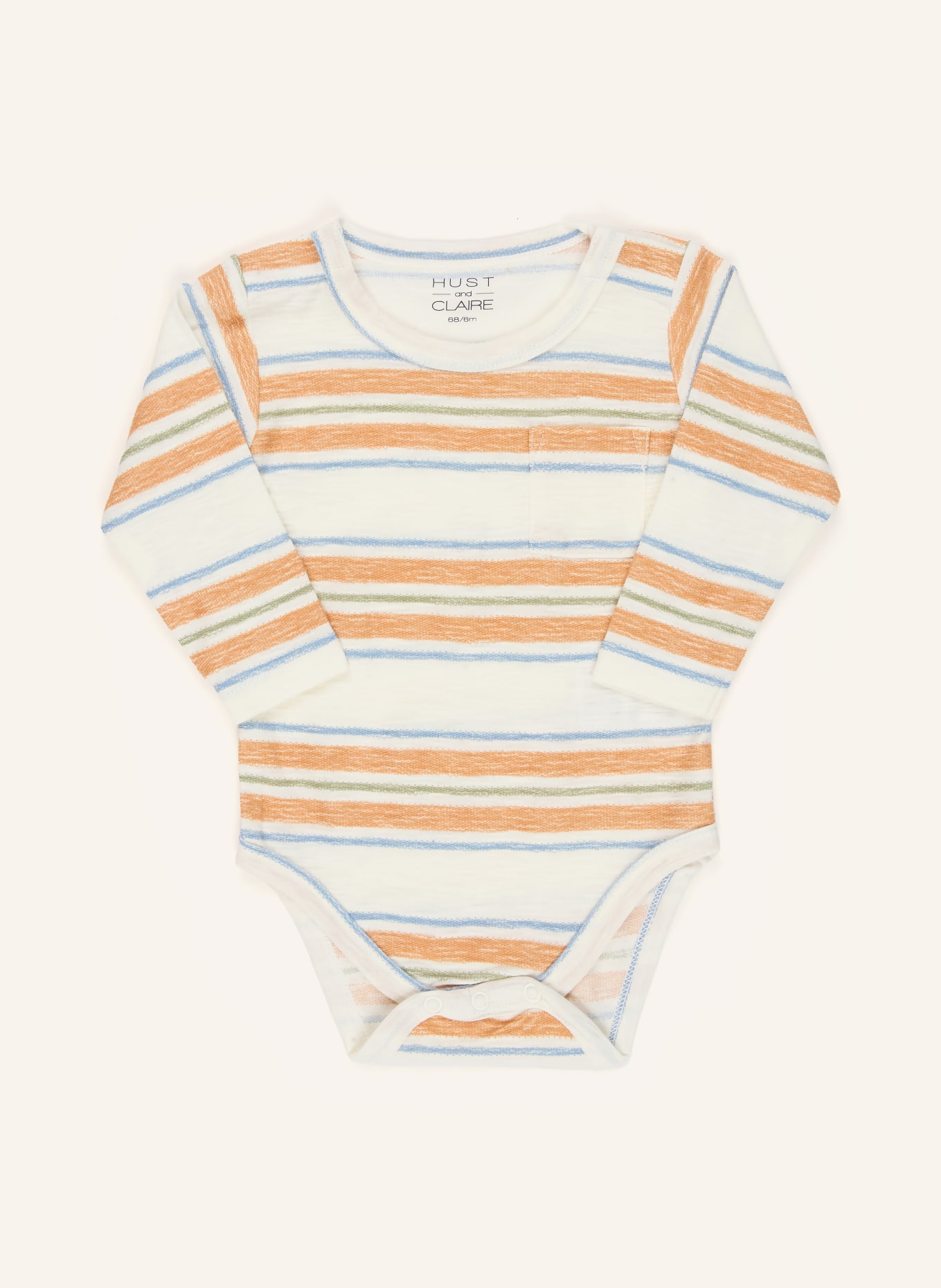 HUST and CLAIRE Body HCBUSTER: WEISS / DUNKELORANGE / BLAU