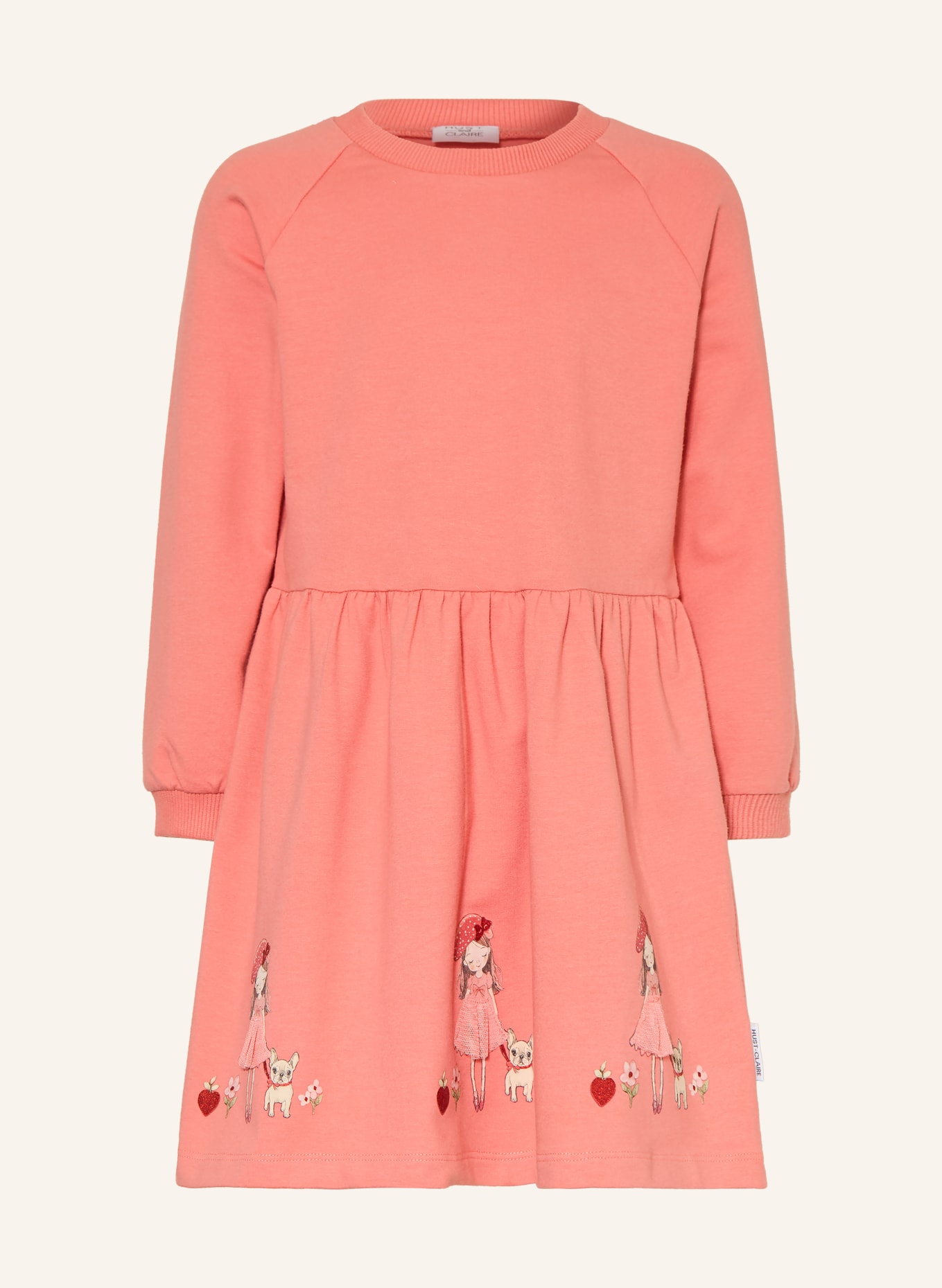 HUST and CLAIRE Sweatkleid HCDONNA: HELLROT