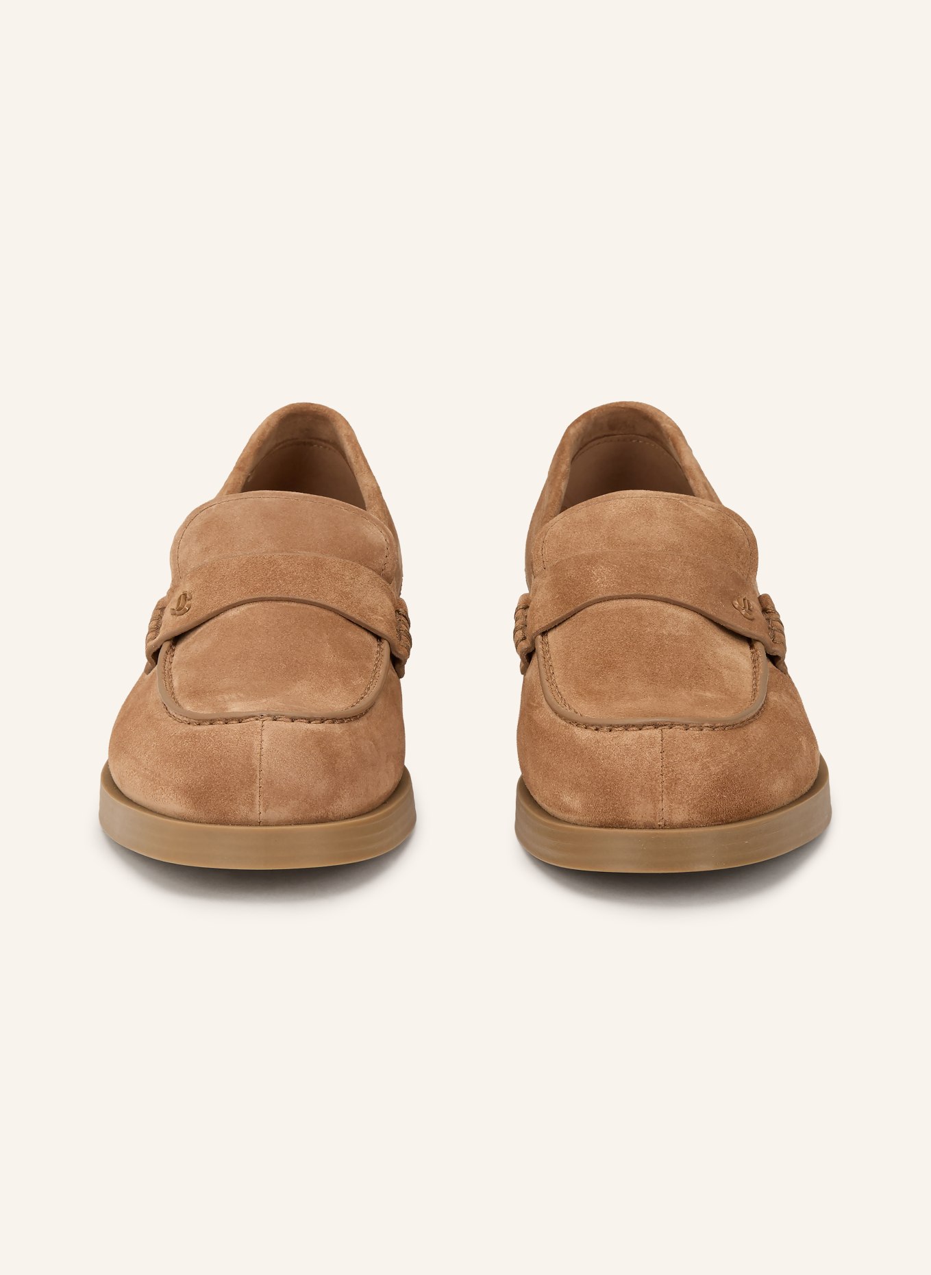 JIMMY CHOO Loafer IVY: HELLBRAUN