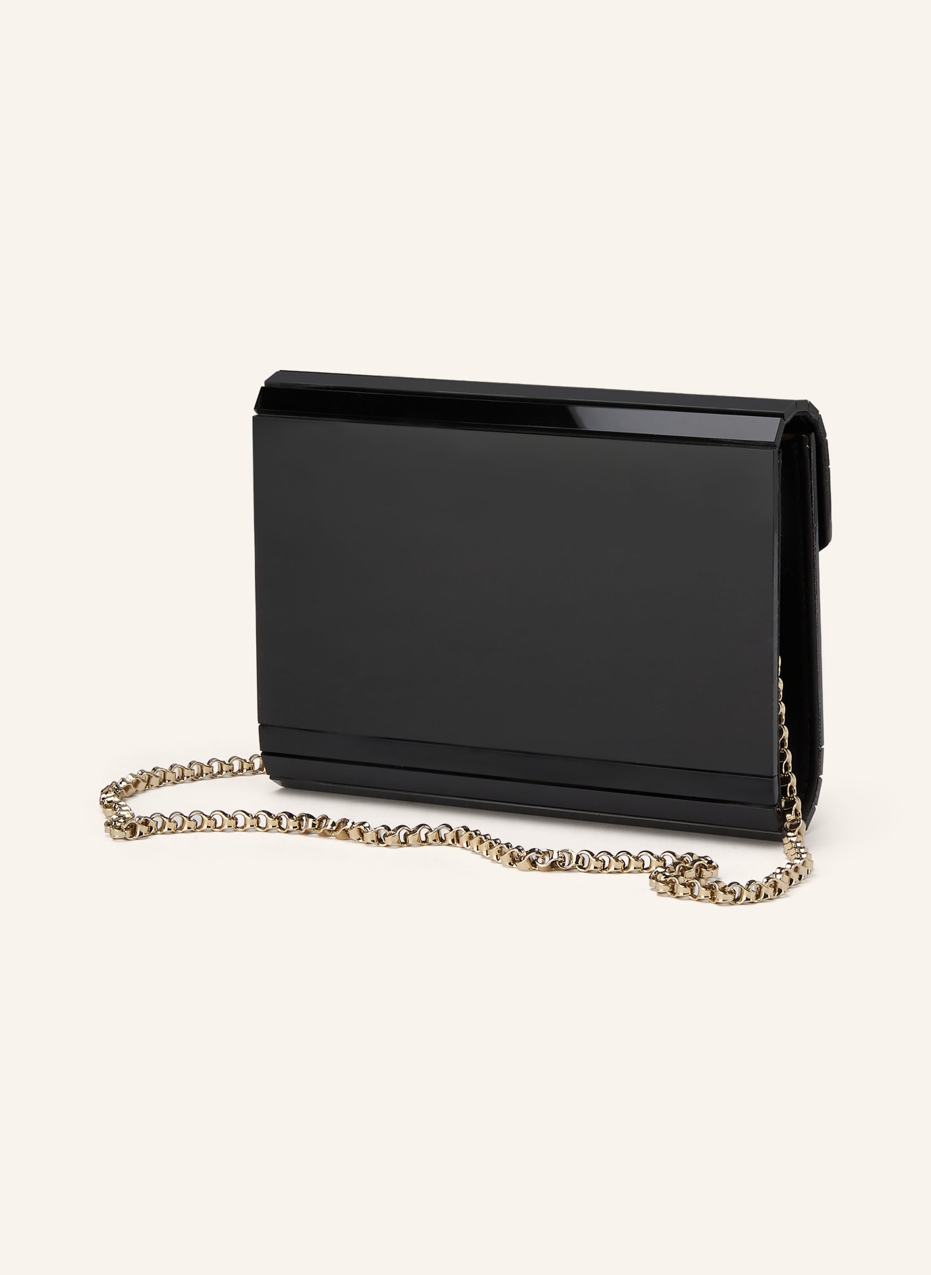 JIMMY CHOO Clutch CANDY: BLACK / SILVER