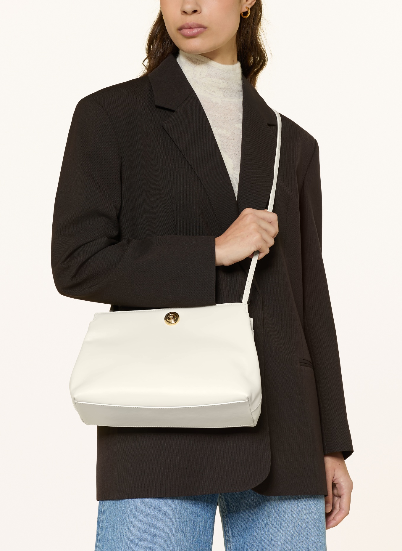 LIFFNER sac à bandoulière: CRÈME