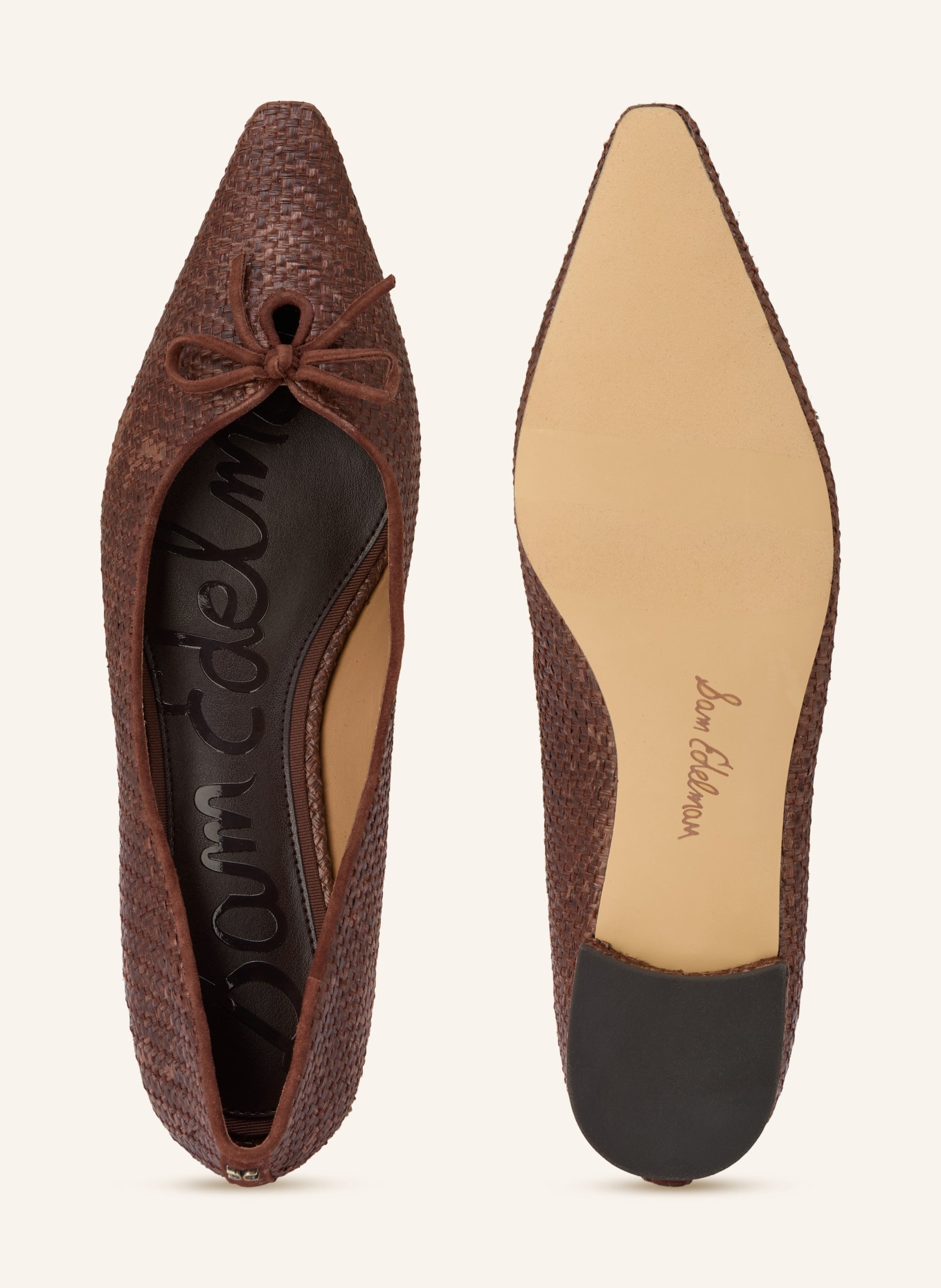 Sam Edelman ESMIRA ballerina flats: DARK BROWN