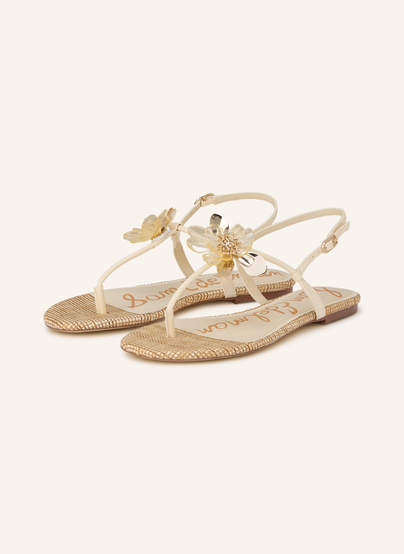 Sam Edelman EDEN toe separators: CREAM