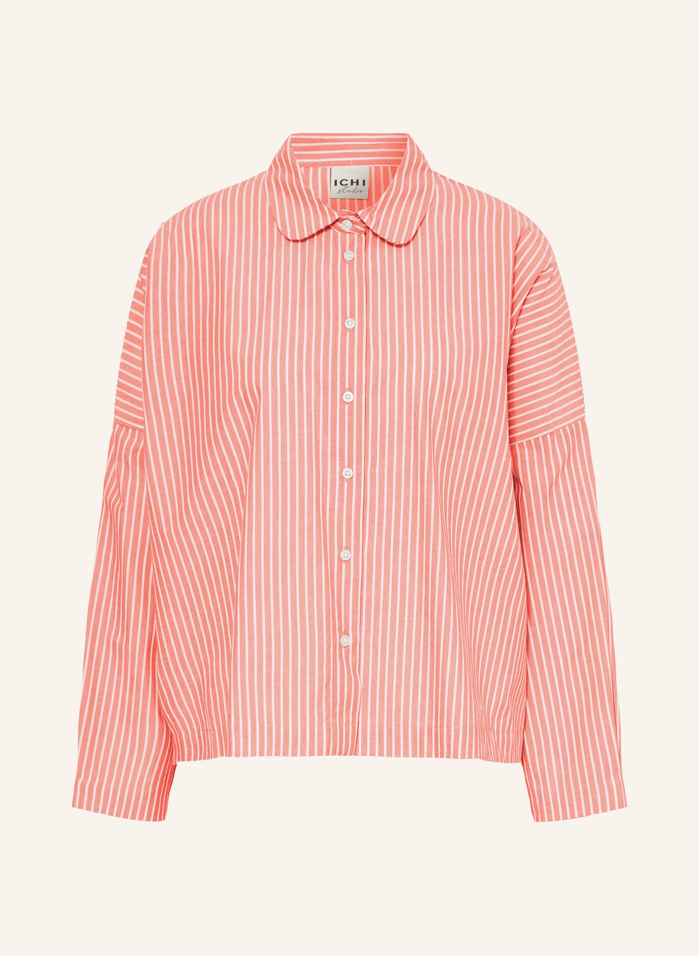 ICHI Shirt blouse IHGILEY: CAMEL / ECRU