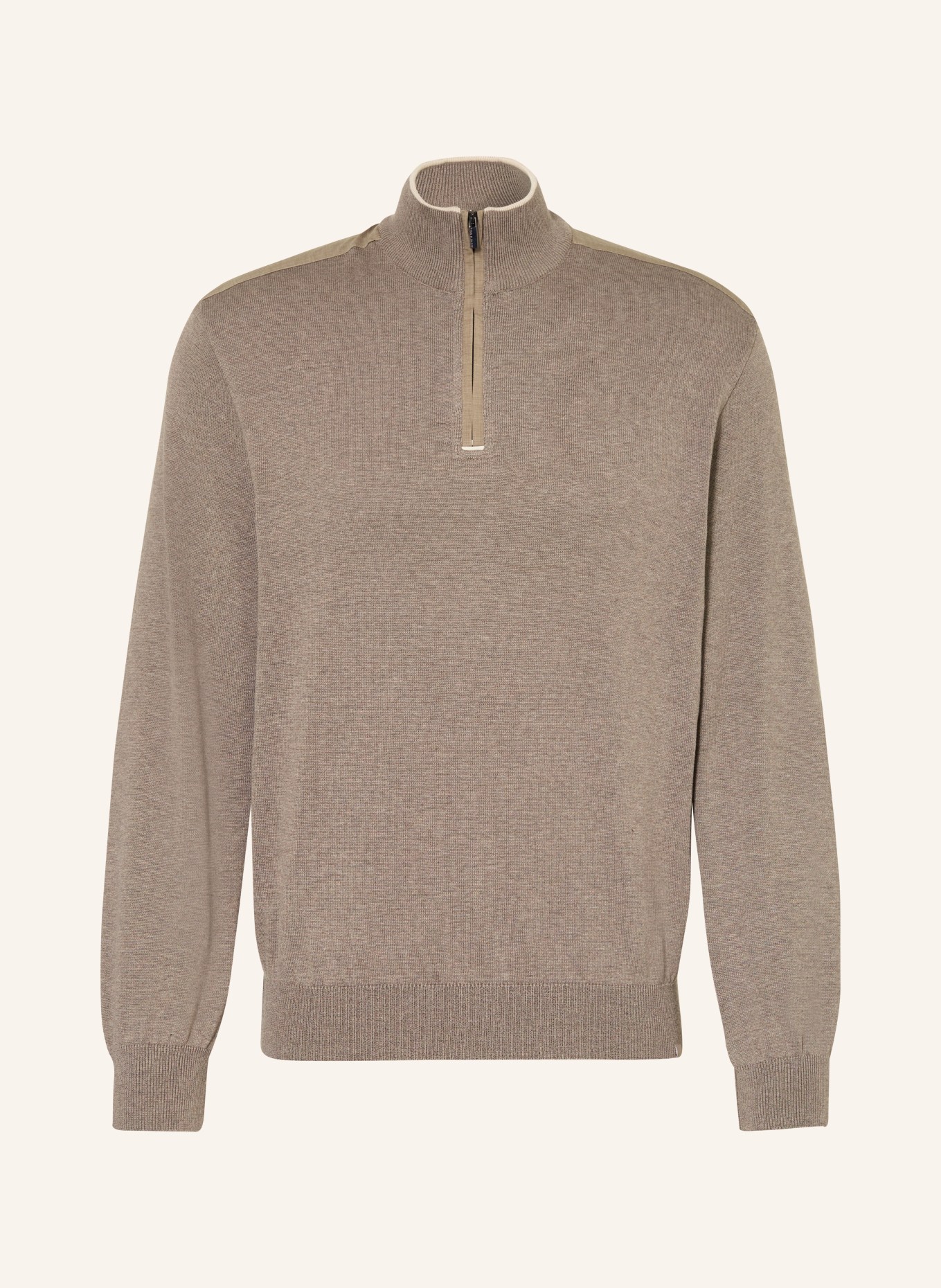 PAUL & SHARK Troyer met zijde: BRUIN