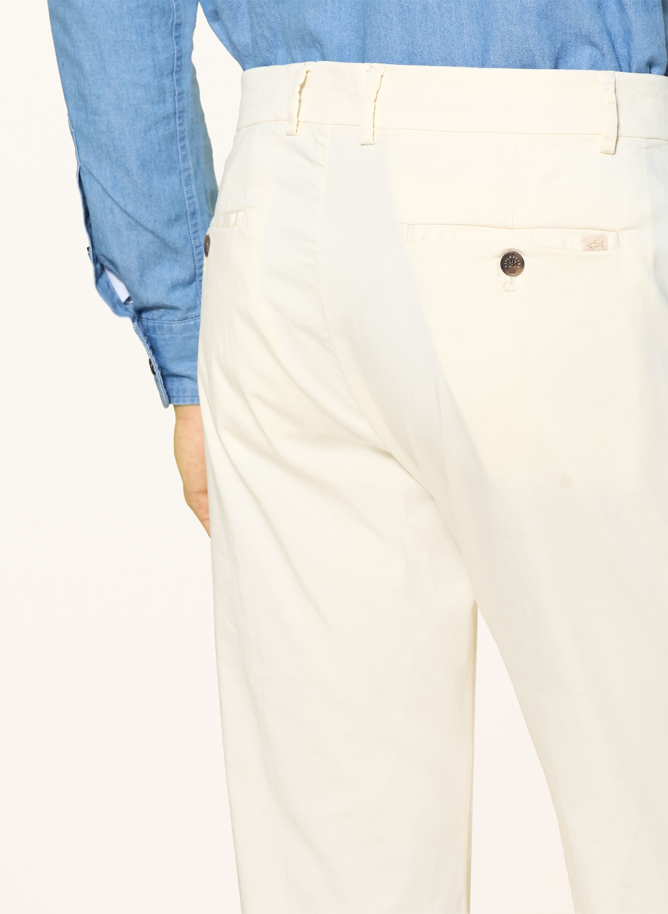 PAUL & SHARK Pantalon chino coupe classique: ÉCRU