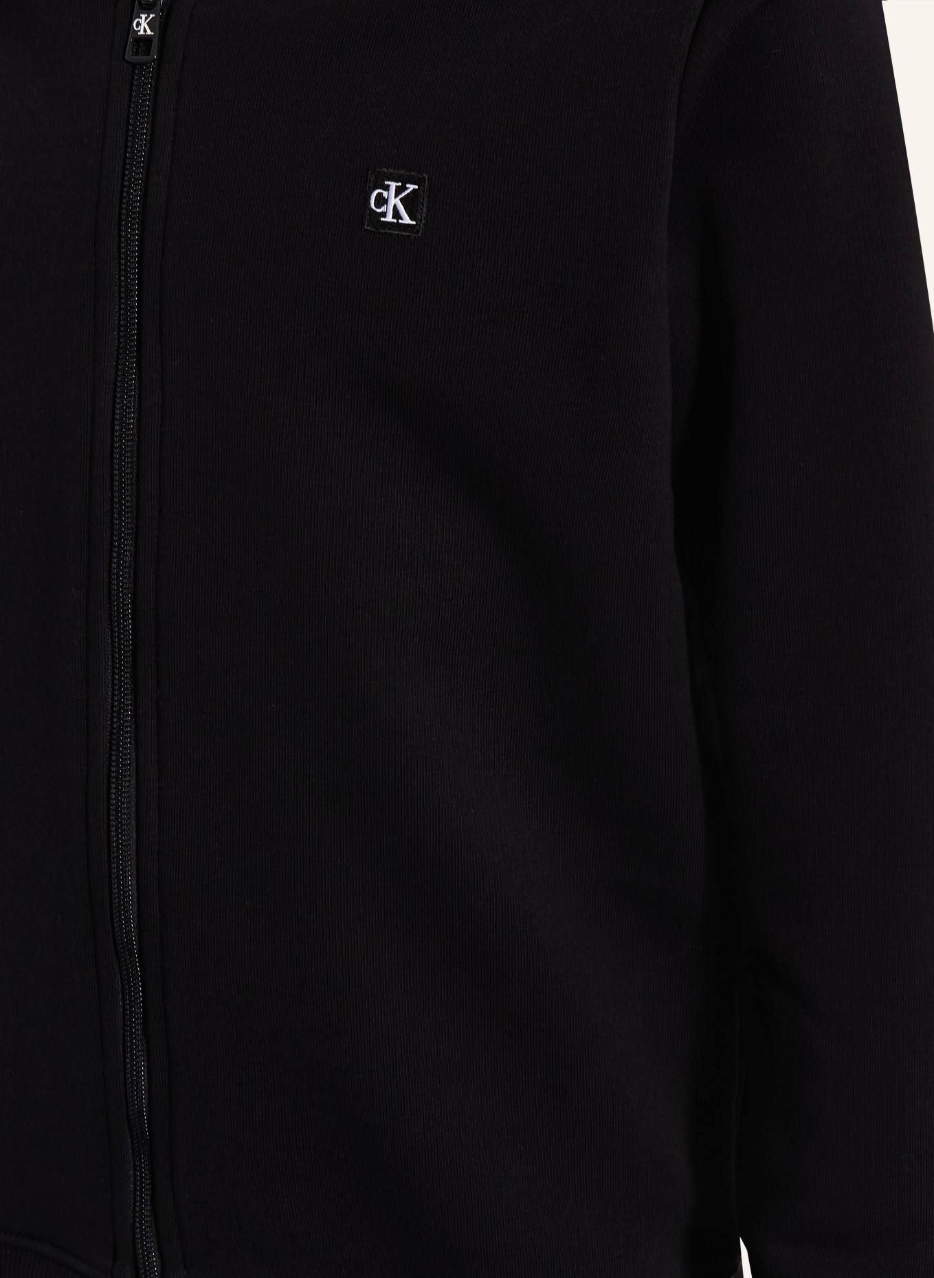Calvin Klein sweat jacket: BLACK