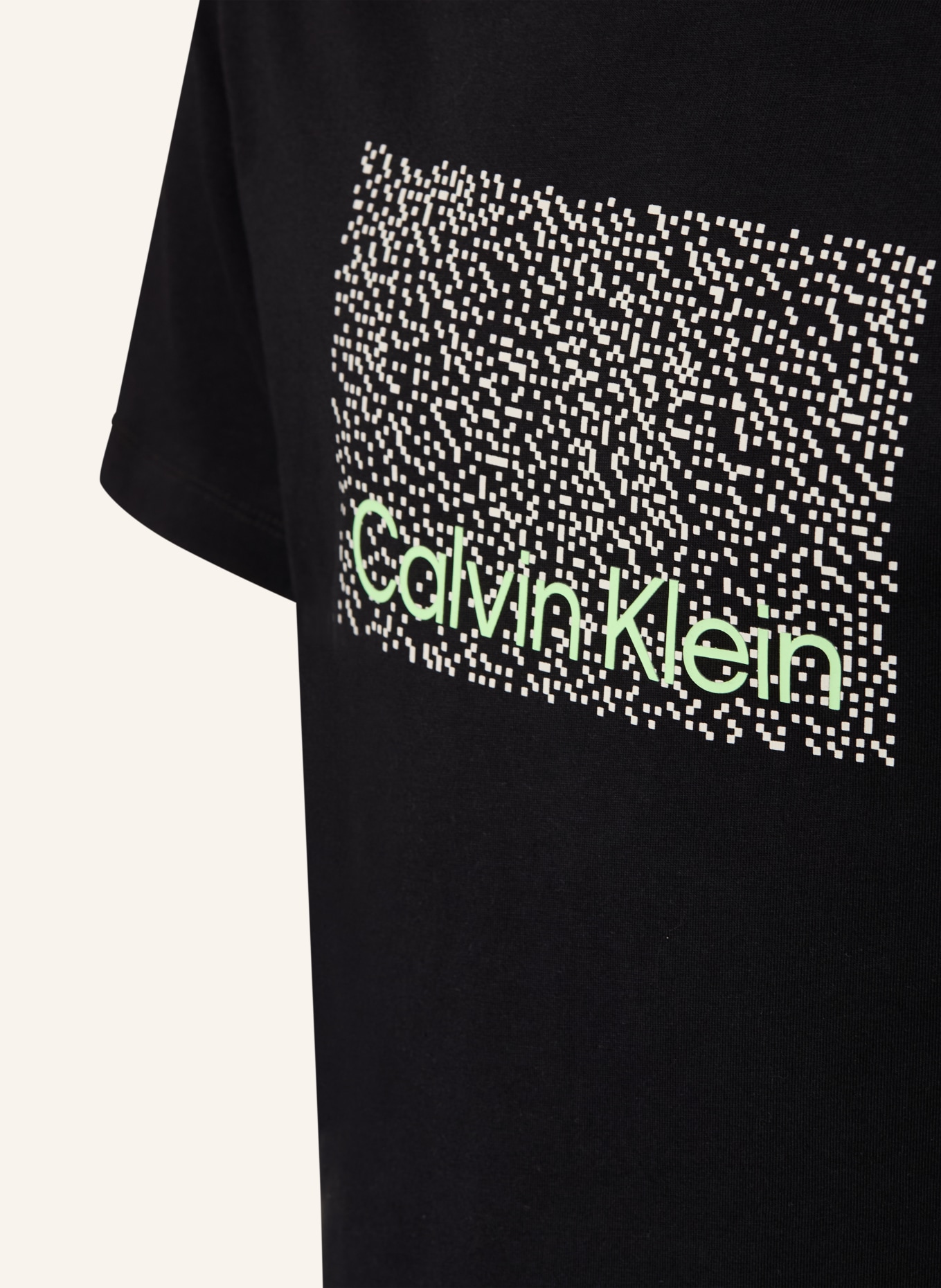 Calvin Klein PERFORATION T-shirt: BLACK