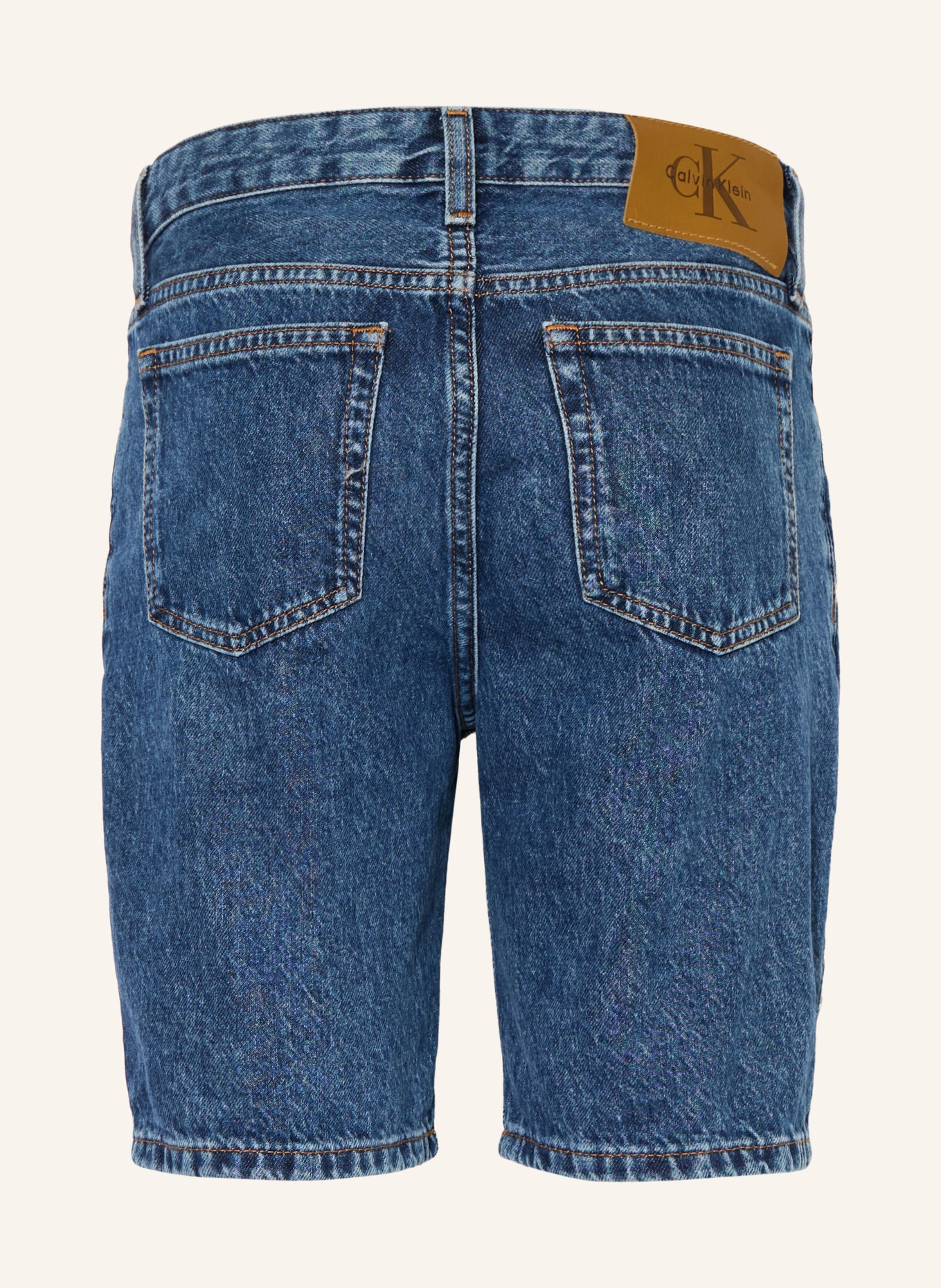 Calvin Klein denim shorts: BLUE