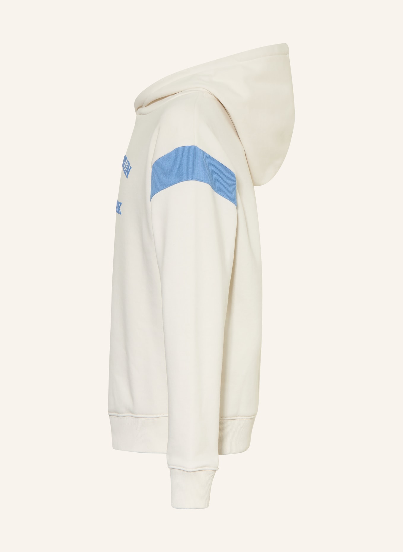 Calvin Klein Hoodie: WEISS / BLAU
