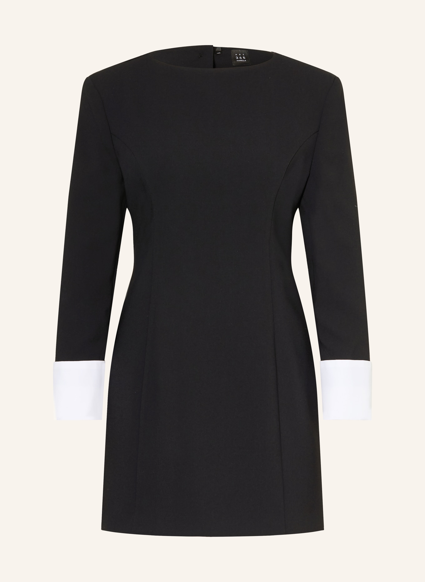 MARELLA MLTALISSO dress: BLACK / WHITE