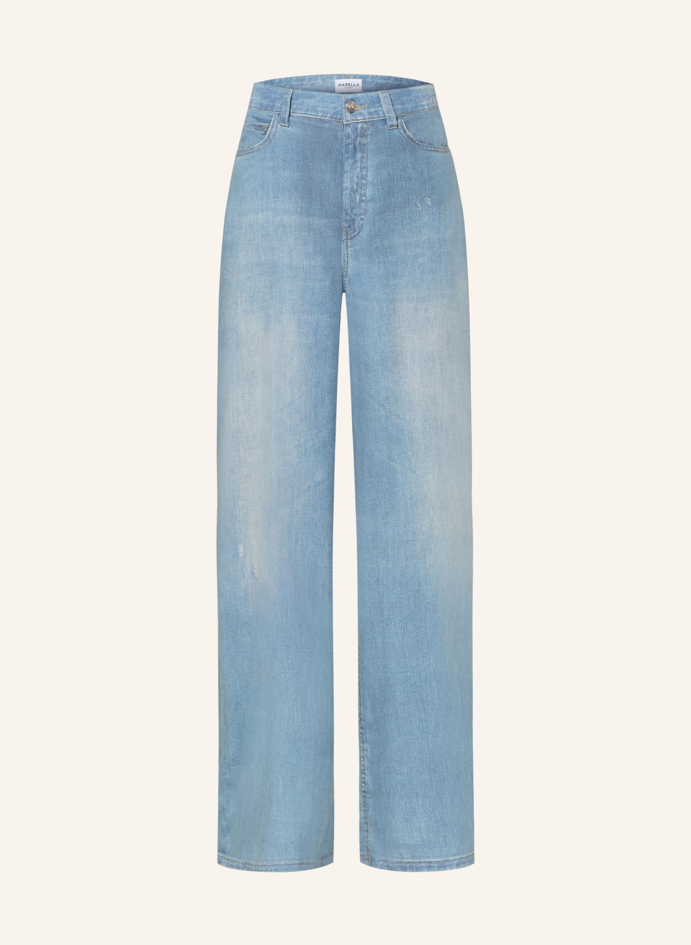 MARELLA Kalhoty Marlene MLSPAGINA v džínovém vzhledu: TMAVĚ MODRÁ